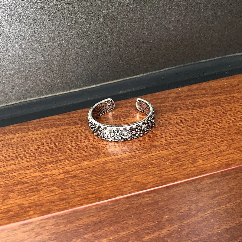 Japanese Brand × Jewelry × Vintage Vintage Moon Stars Night Ring Size ONE SIZE - 4 Thumbnail