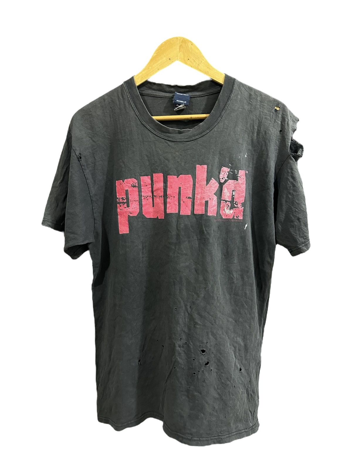 Mtv × Vintage MTV Punk’d ©️ 2003 Tee ( Distressed ) Size US L / EU 52-54 / 3 - 1 Thumbnail
