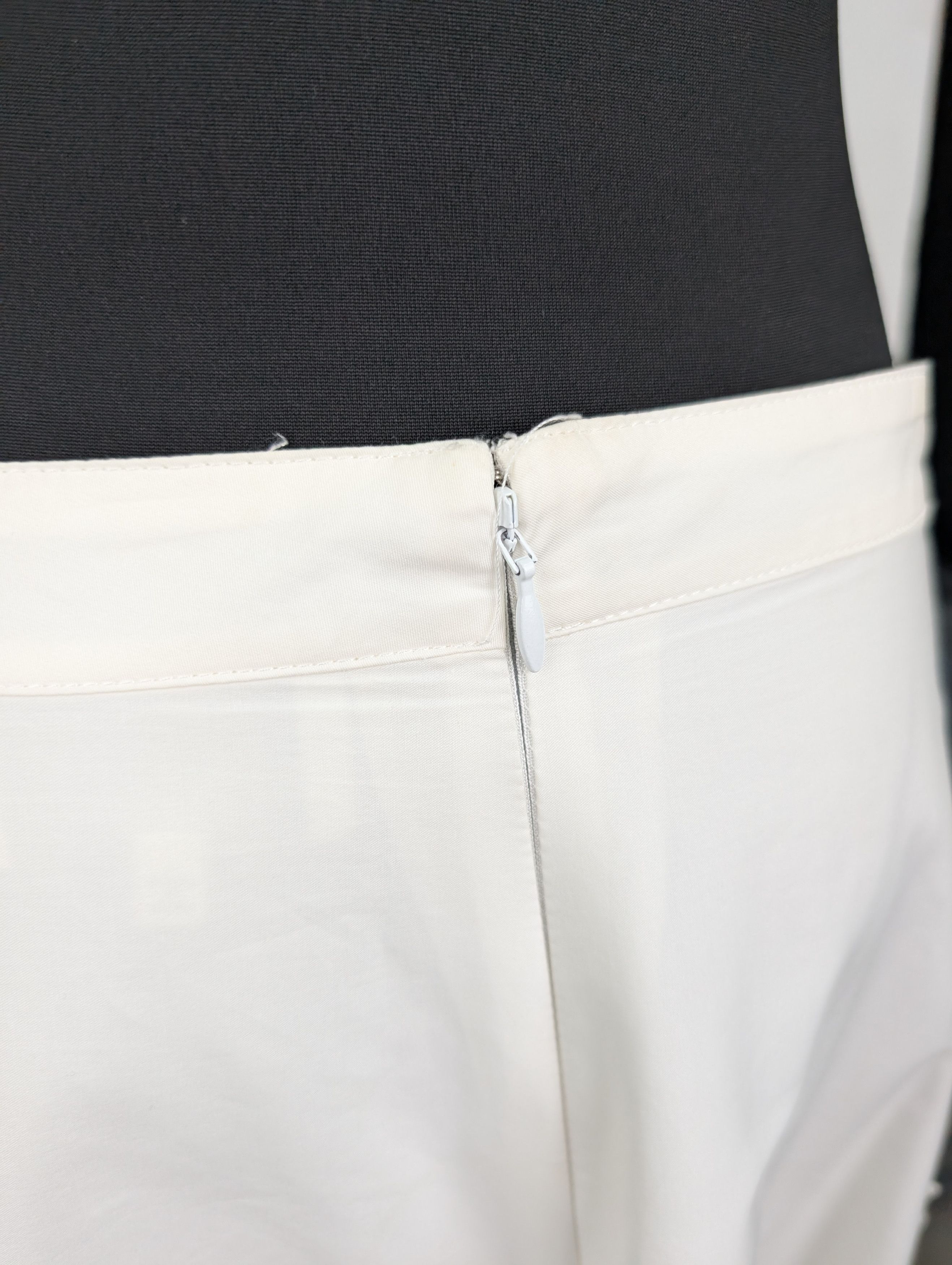3.1 Phillip Lim White Midi Skirt With Ruffles Wrap And Uneven End Size 26" / US 2 / IT 38 - 5 Thumbnail