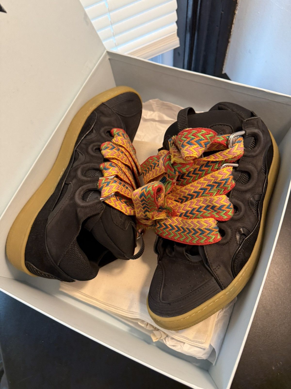 Lanvin Lanvin Curb Sneakers “Black Gum” Size 13 / 46 Eu Size US 13 / EU 46 - 20 Thumbnail