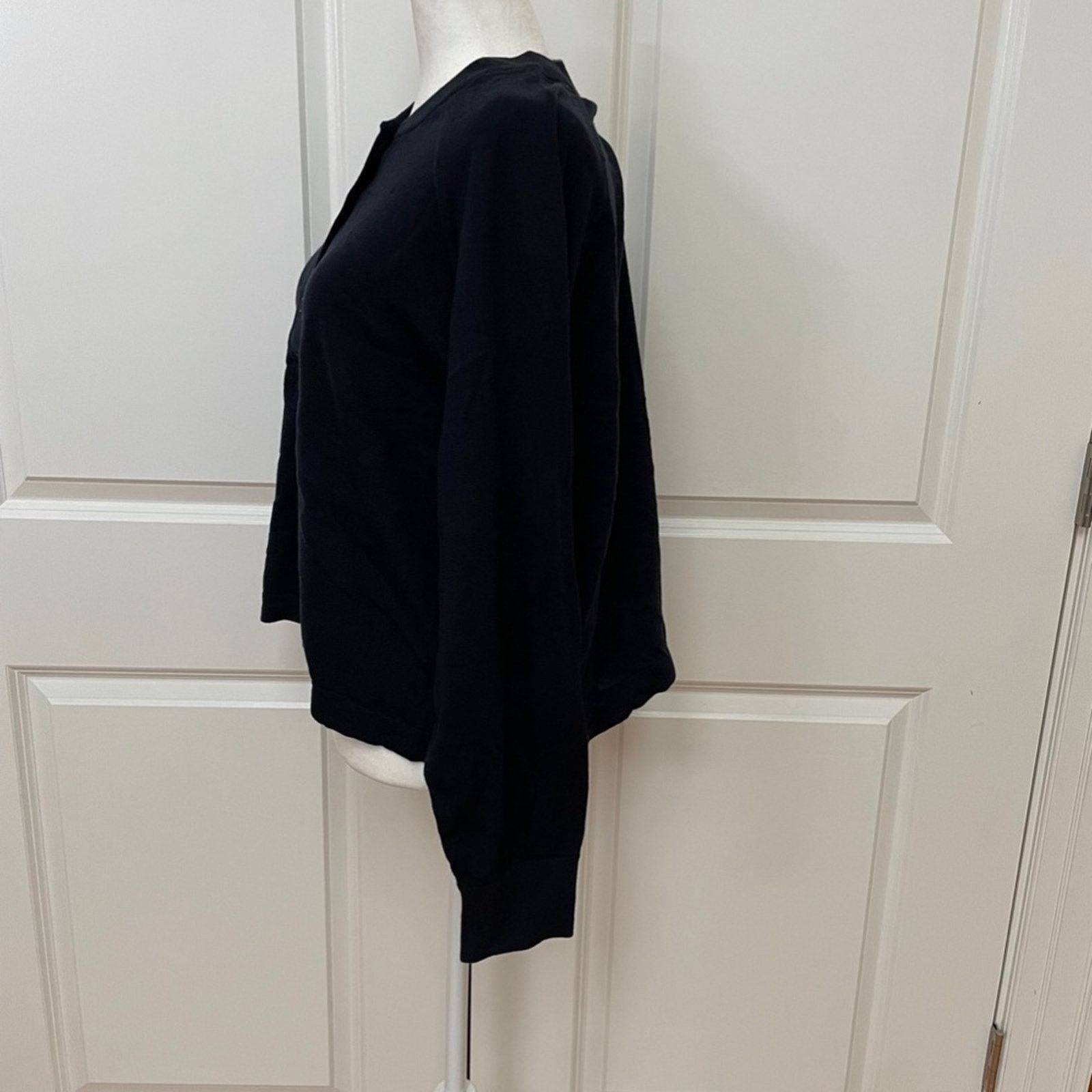 360Cashmere 360 CASHMERE Lennox Henley Cashmere Sweater Size L / US 10 / IT 46 - 3 Thumbnail