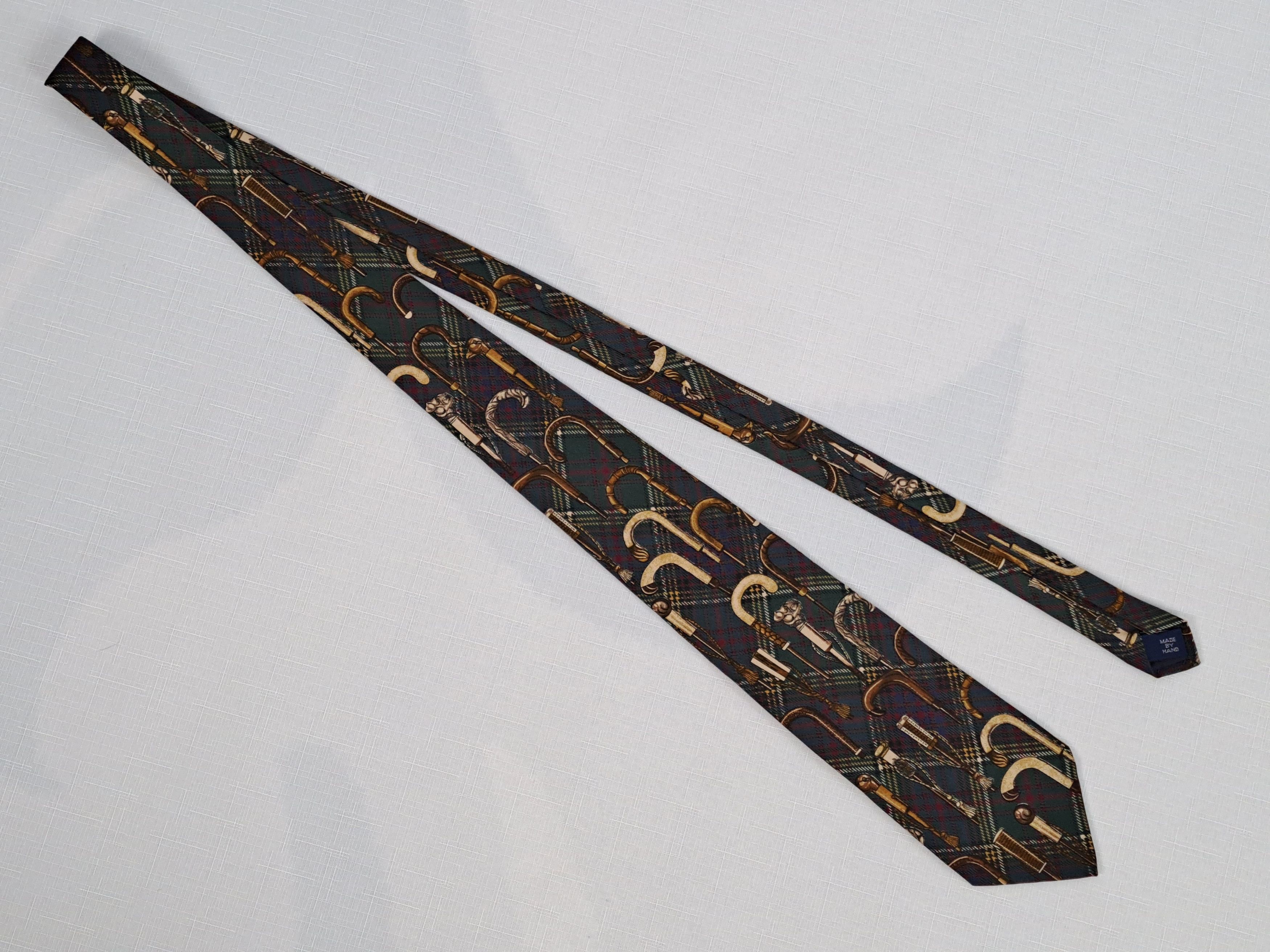 Polo Ralph Lauren Polo Ralph Lauren cane print silk tie. Size ONE SIZE - 5 Thumbnail