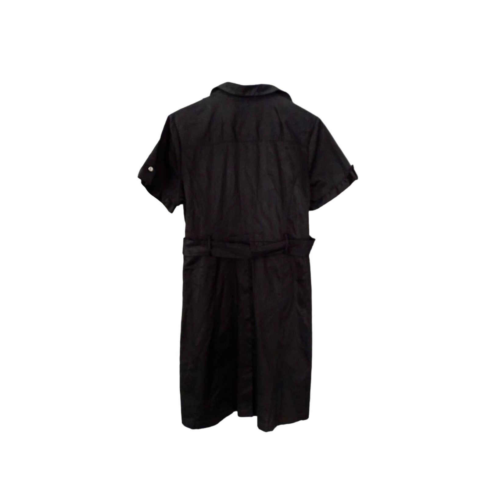 Apt. 9 NWOT APT. 9 black button down Belted dress Rockabilly sz 18 Size XXL / US 16-18 / IT 52-54 - 4 Thumbnail