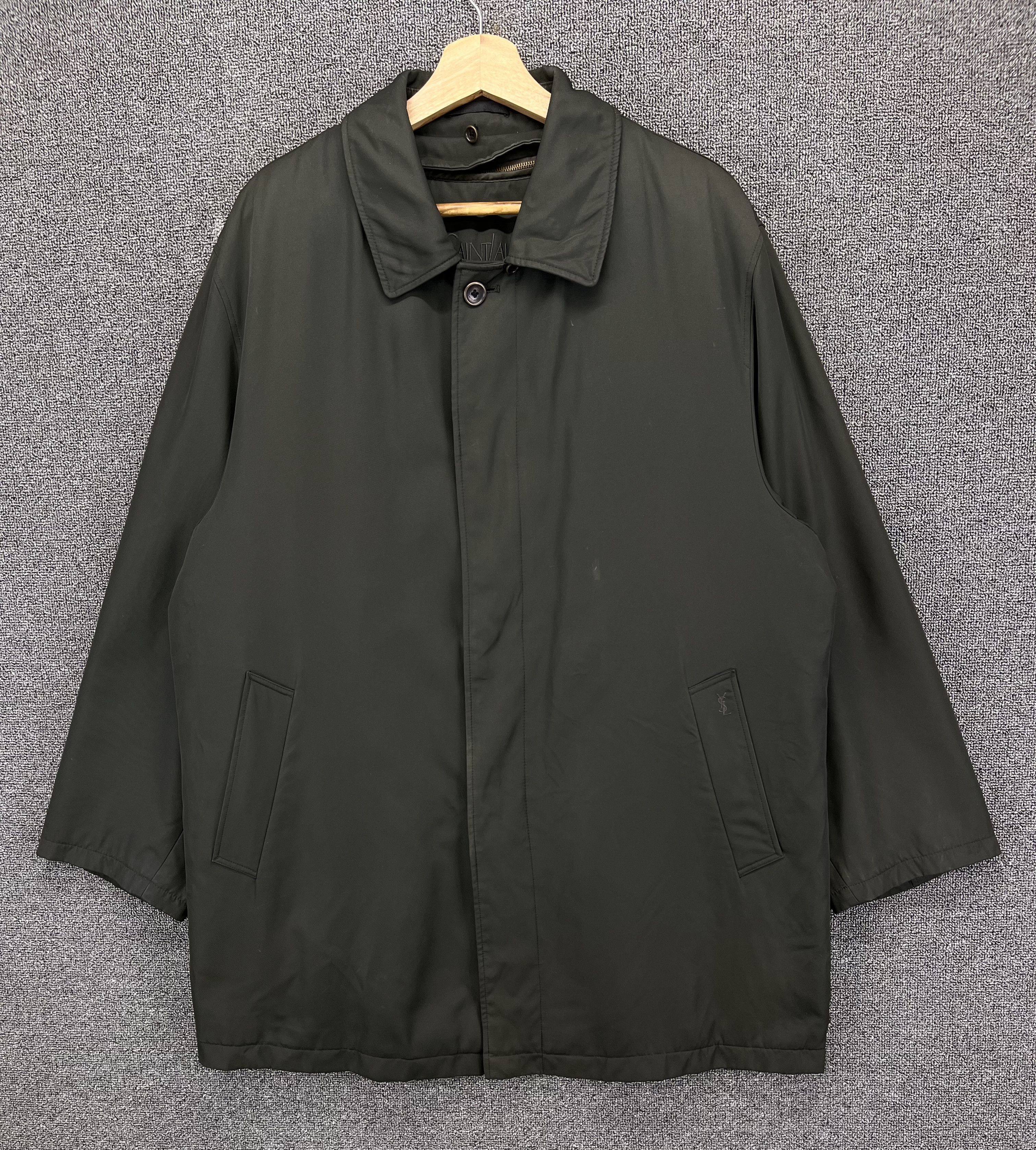 Yves Saint Laurent Vintage Yves Saint Laurent Luxury Button Up Coat Jacket Size US L / EU 52-54 / 3 - 2 Thumbnail
