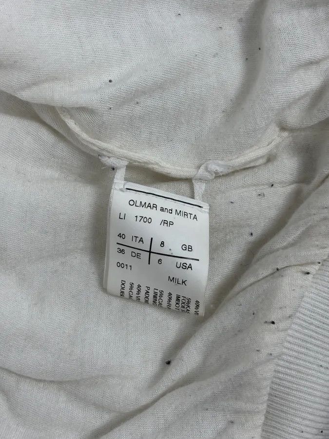 Rick Owens Rick Owens Uues White Hybrid Bomber Jacket Size M / US 6-8 / IT 42-44 - 10 Thumbnail