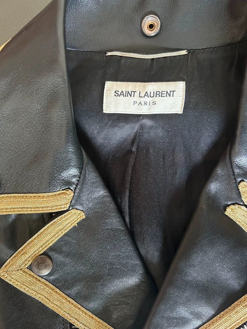 Saint Laurent Paris Saint Laurent Paris 15ss gold wire palace buffalo leather j Size US S / EU 44-46 / 1 - 8 Thumbnail