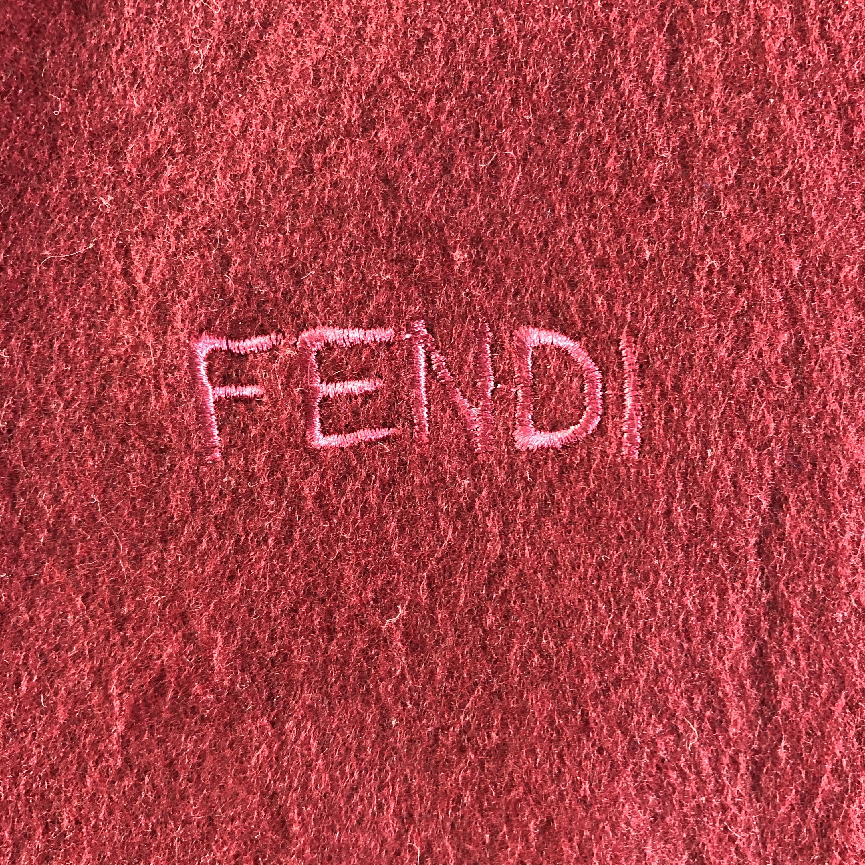 Fendi Fendi Plain Scarf / Muffler / Neckwear P551 Size ONE SIZE - 2 Thumbnail