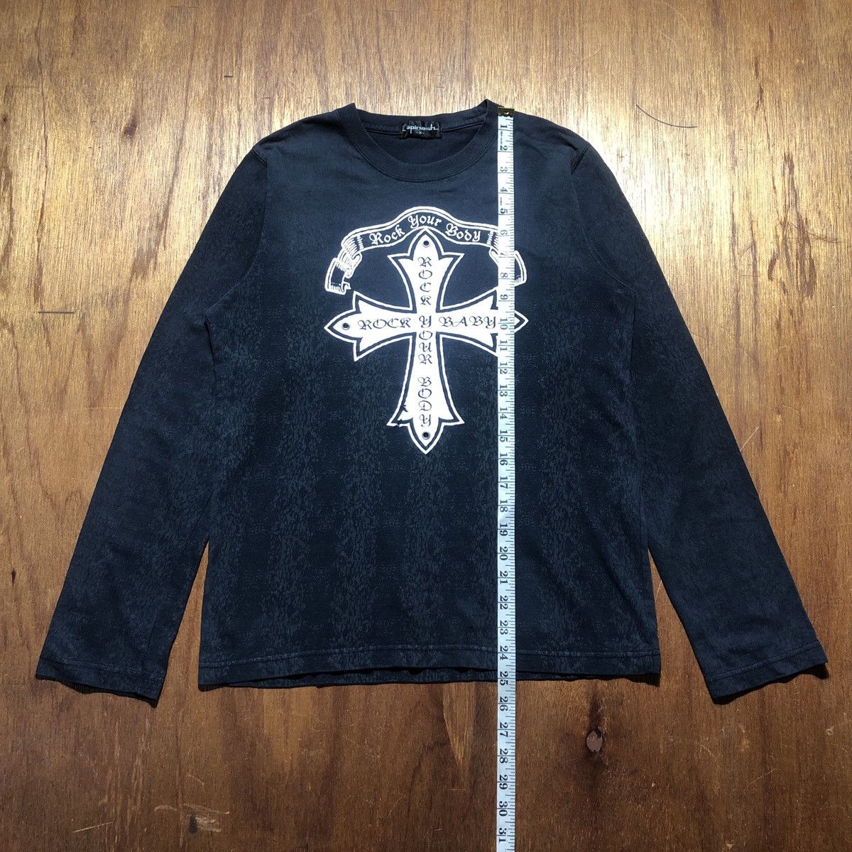 Japanese Brand × Seditionaries × Vintage Spinash Cross Logo Long Sleeve Tee Size US M / EU 48-50 / 2 - 19 Thumbnail