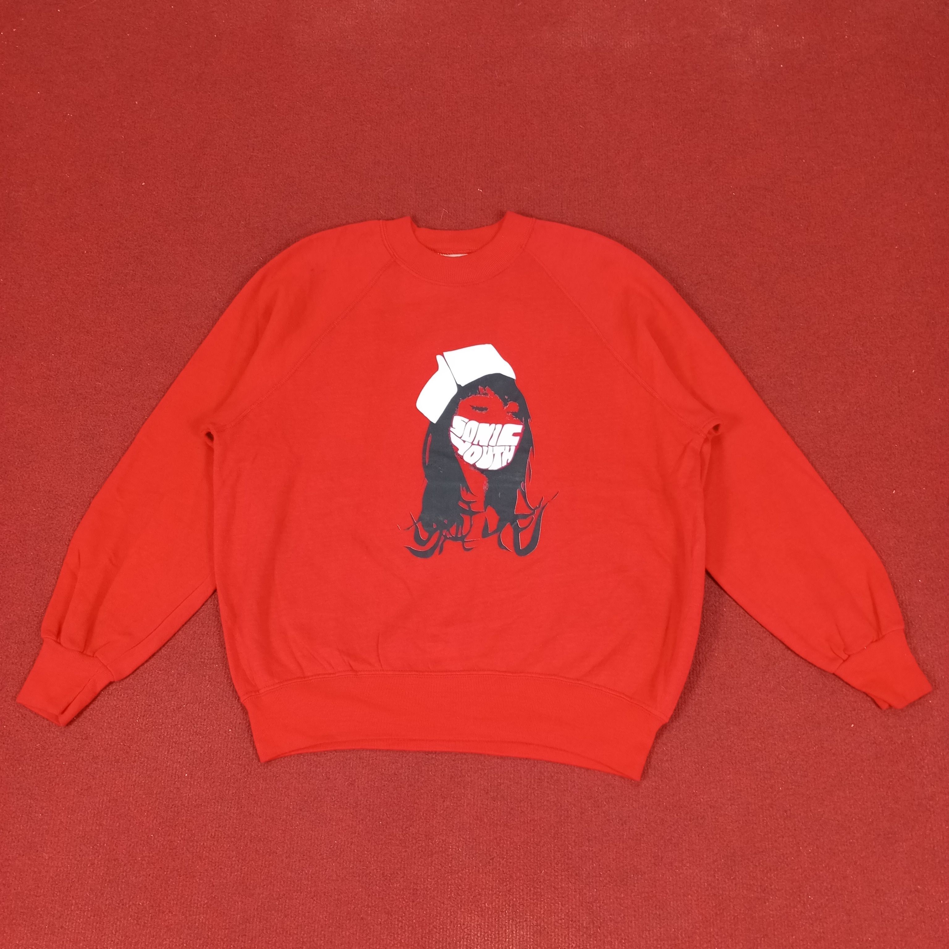 Band Tees × Vintage Sonic Youth Rock Band Music Custom Swetshirt Size US L / EU 52-54 / 3 - 1 Thumbnail