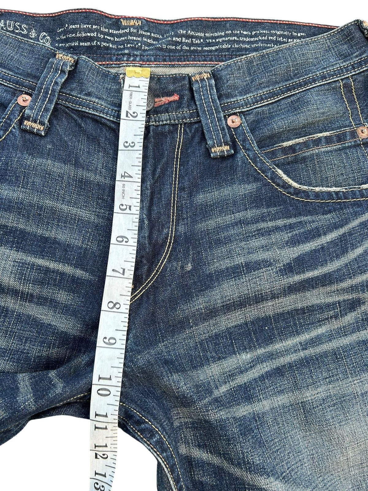 Kapital Flare Vintage Levis Hippies Style Distressed Denim Jeans Size US 34 / EU 50 - 21 Thumbnail
