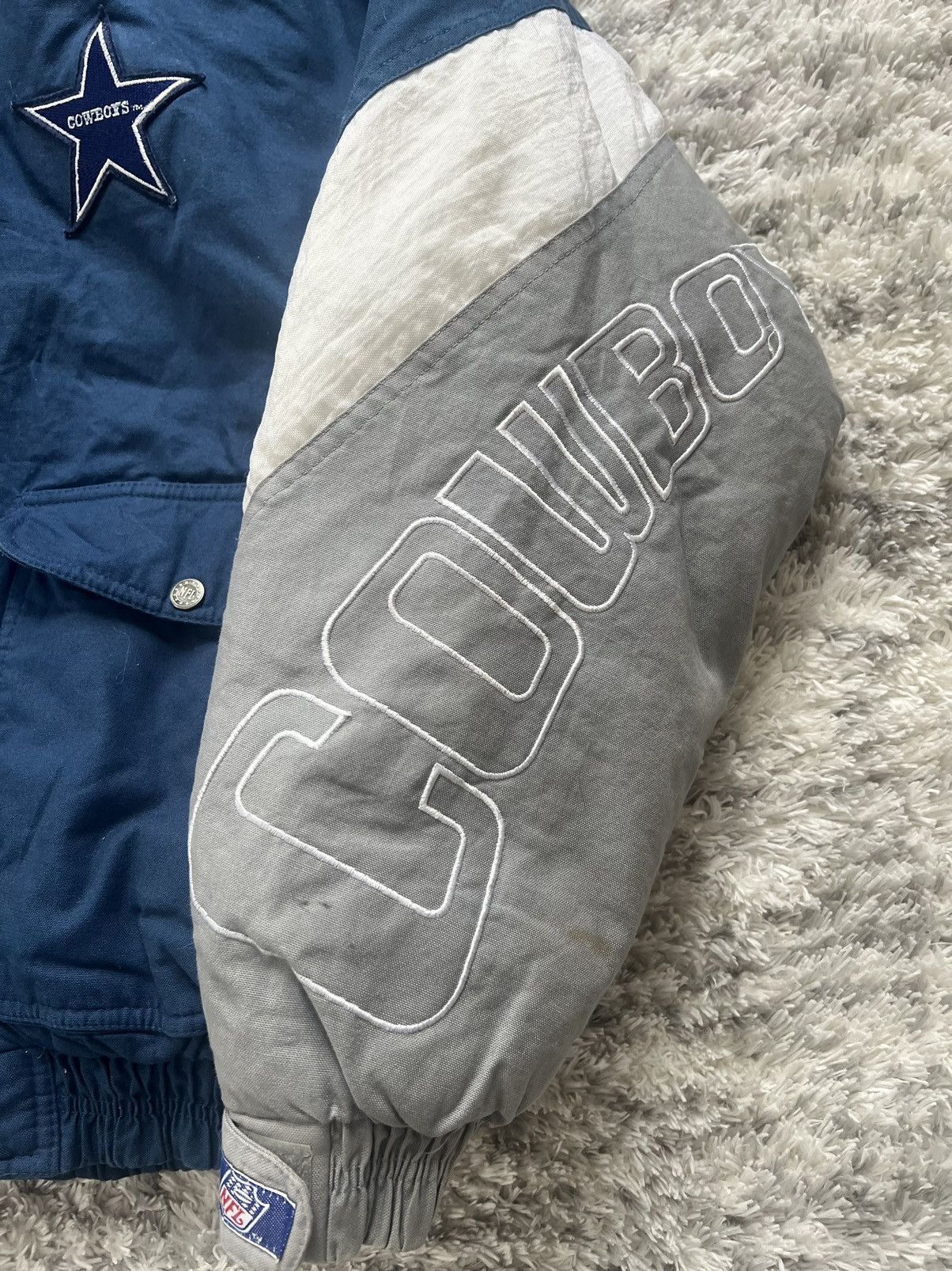 NFL × Sports Specialties Vintage NFL Dallas Cowboys Triple FAT Goose Down Jacket Size US L / EU 52-54 / 3 - 8 Thumbnail