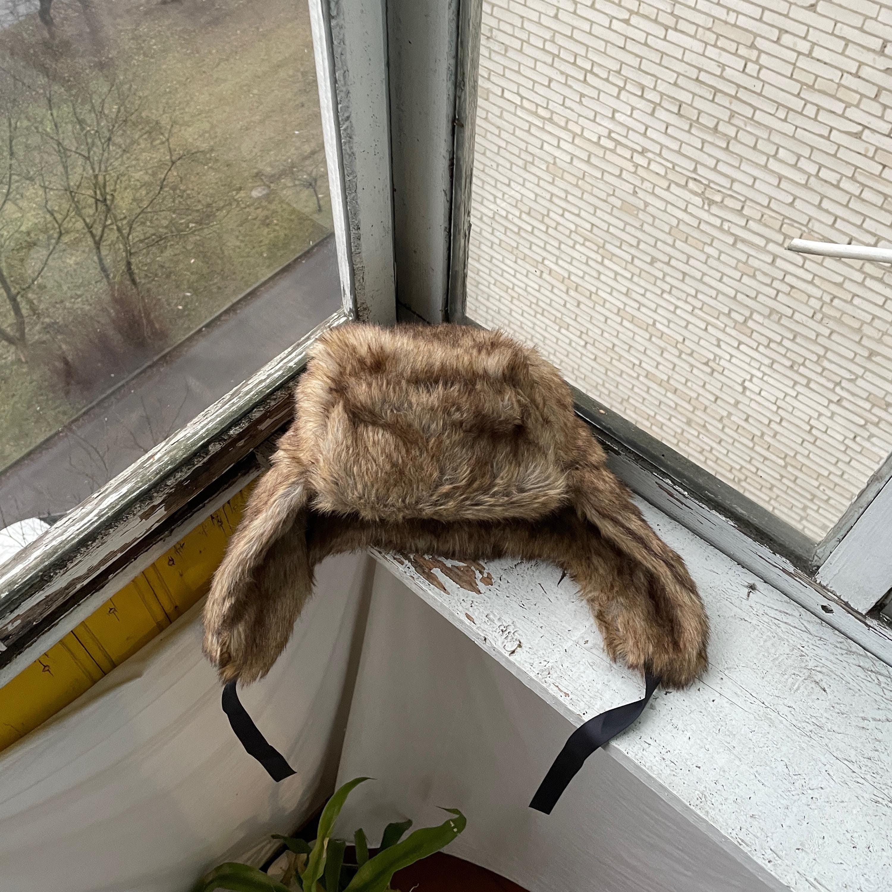 Other Alt Ushanka Fuzzy Trapper Fur Winter Hat Size ONE SIZE - 6 Thumbnail