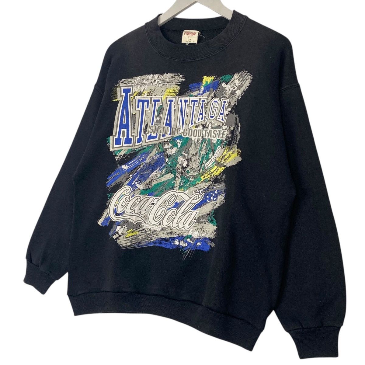 Vintage Vintage 90s Coca Cola Atlanta Sweatshirt Crewneck USA Size M Size US M / EU 48-50 / 2 - 2 Thumbnail