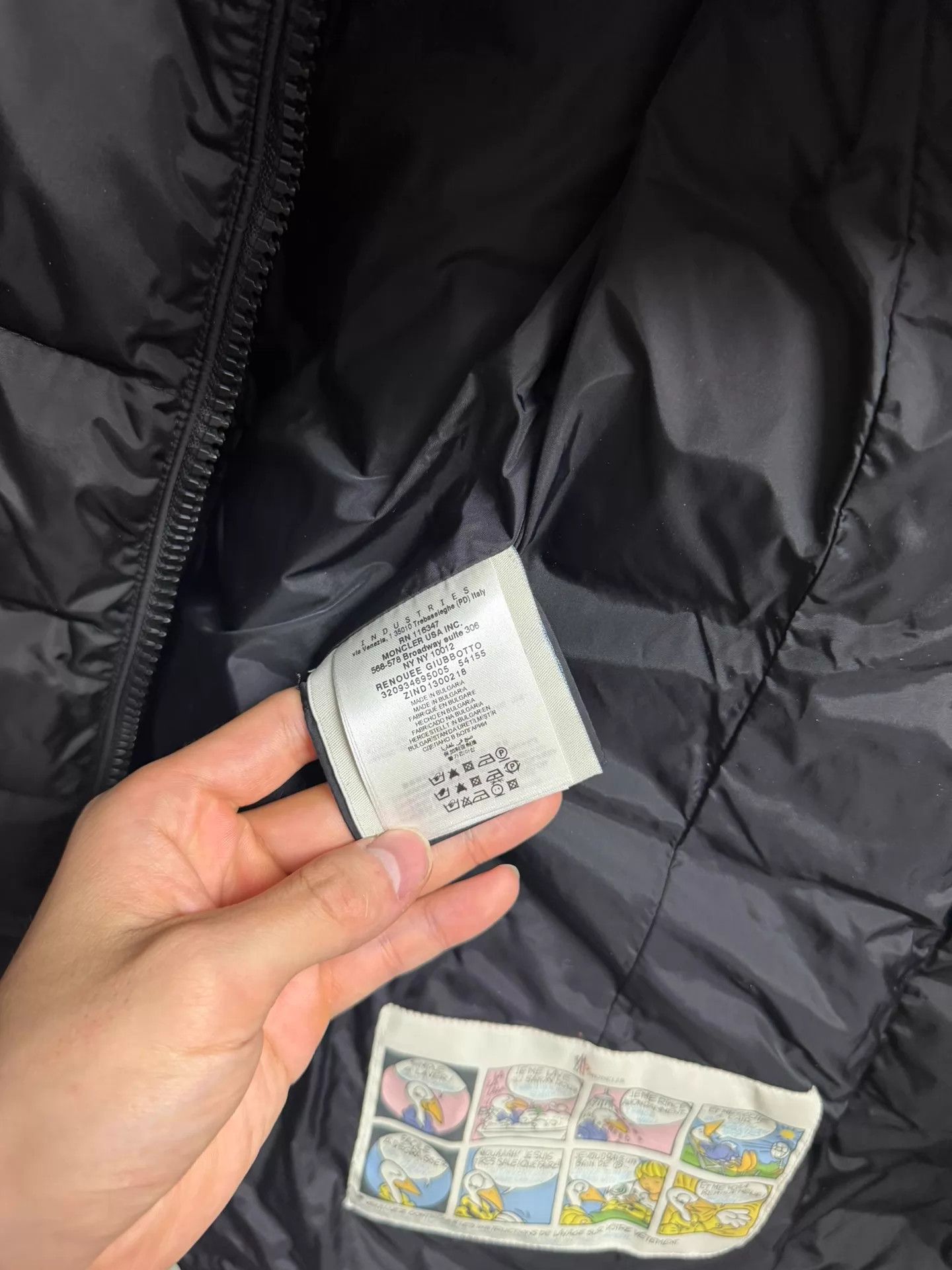 Moncler Moncler Black High Neck Logo Down Jacket Size 2 Size US M / EU 48-50 / 2 - 5 Thumbnail