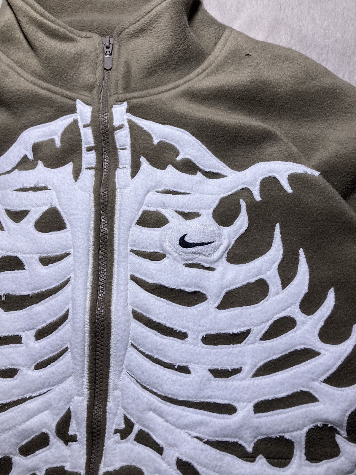 Vintage ⛩️☠️nike skeleton custom vintage sweatshirt skull center logo⛩️ Size US XL / EU 56 / 4 - 3 Thumbnail