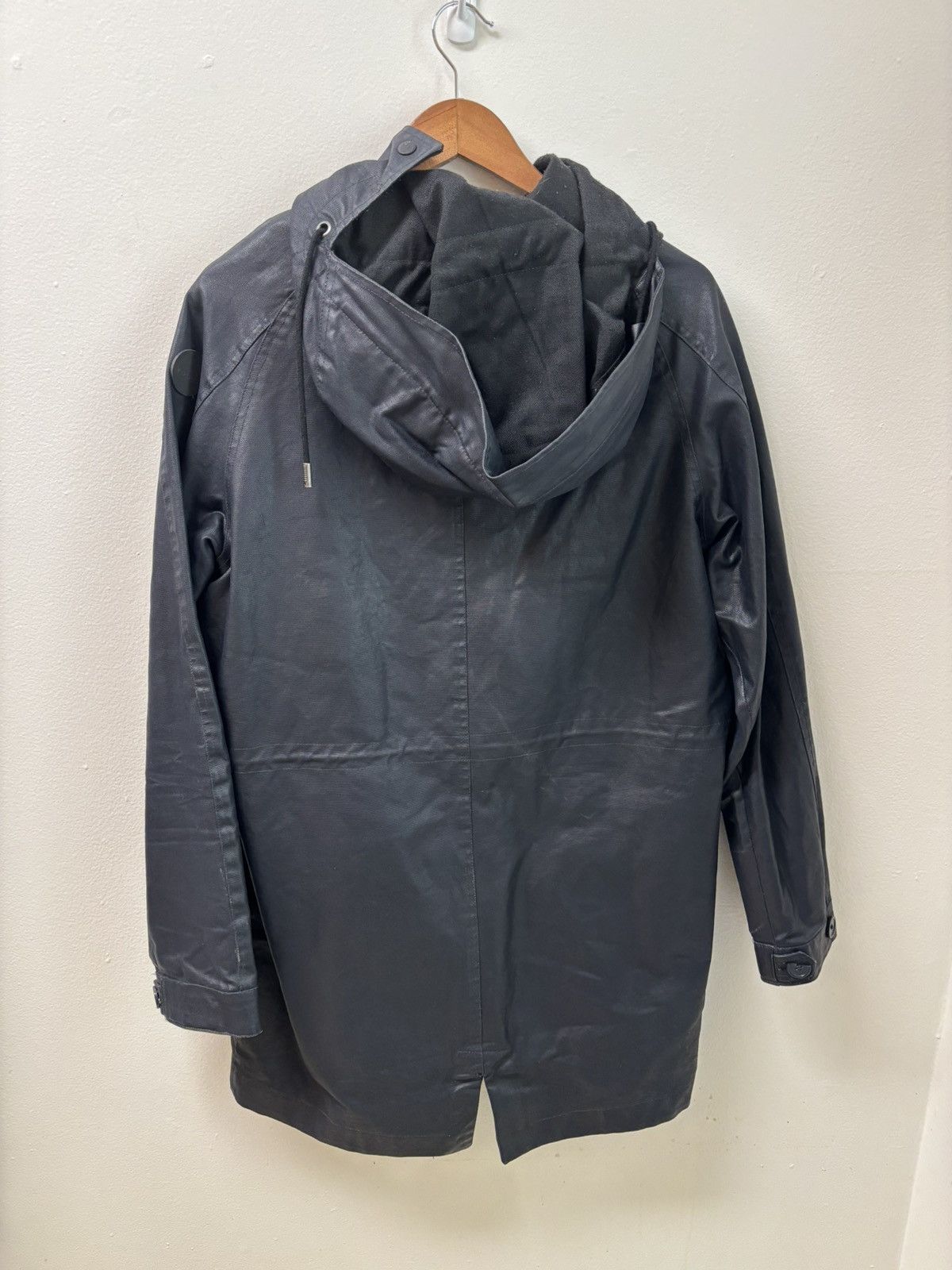 Native Youth Long Waxed Jacket with removable liner Size US S / EU 44-46 / 1 - 2 Thumbnail
