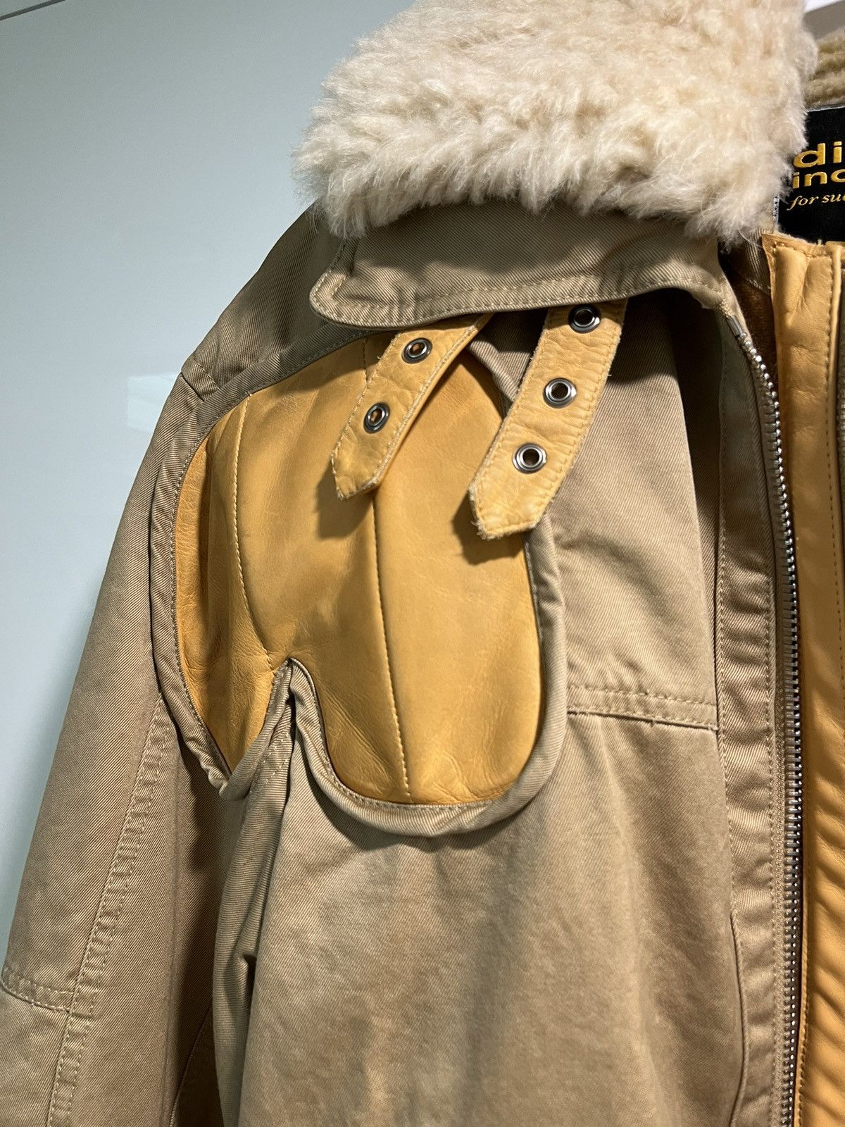 Diesel Diesel W-Dieter shearling-collar coat Size US M / EU 48-50 / 2 - 3 Thumbnail