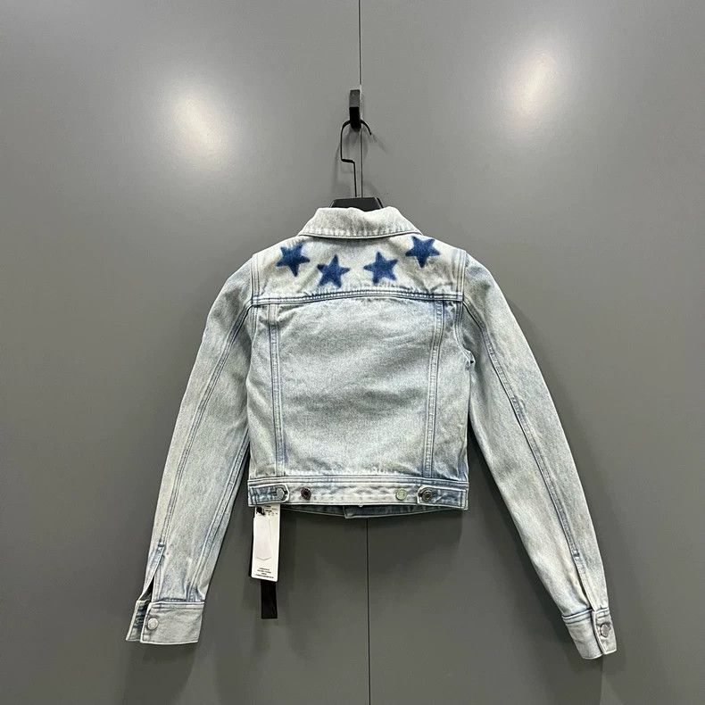 Givenchy Givenchy Star Print Denim Jacket Size US XS / EU 42 / 0 - 2 Thumbnail