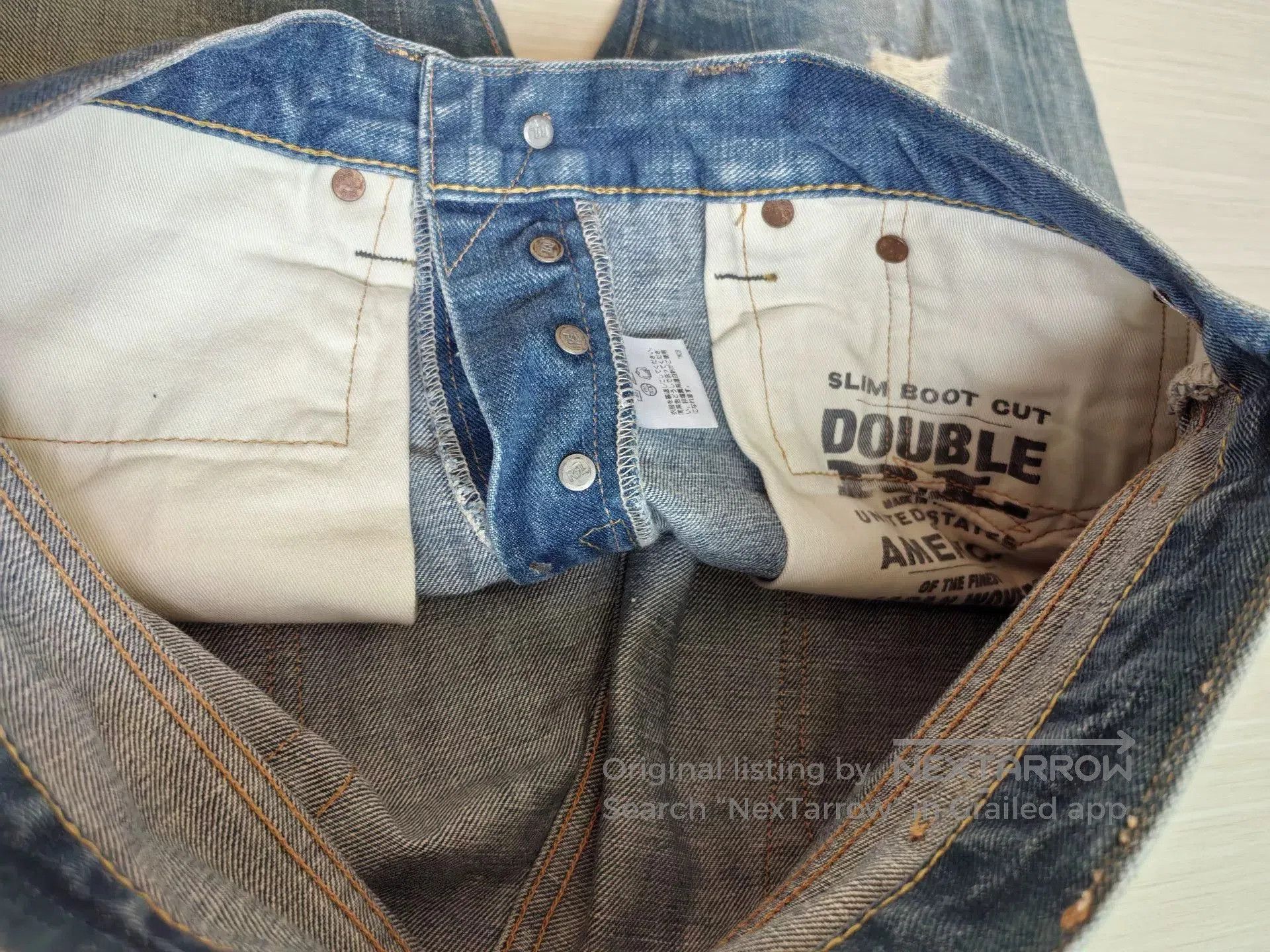 RRL Ralph Lauren RRL Slim Bootcut Denim Pants. Size US 30 / EU 46 - 7 Thumbnail
