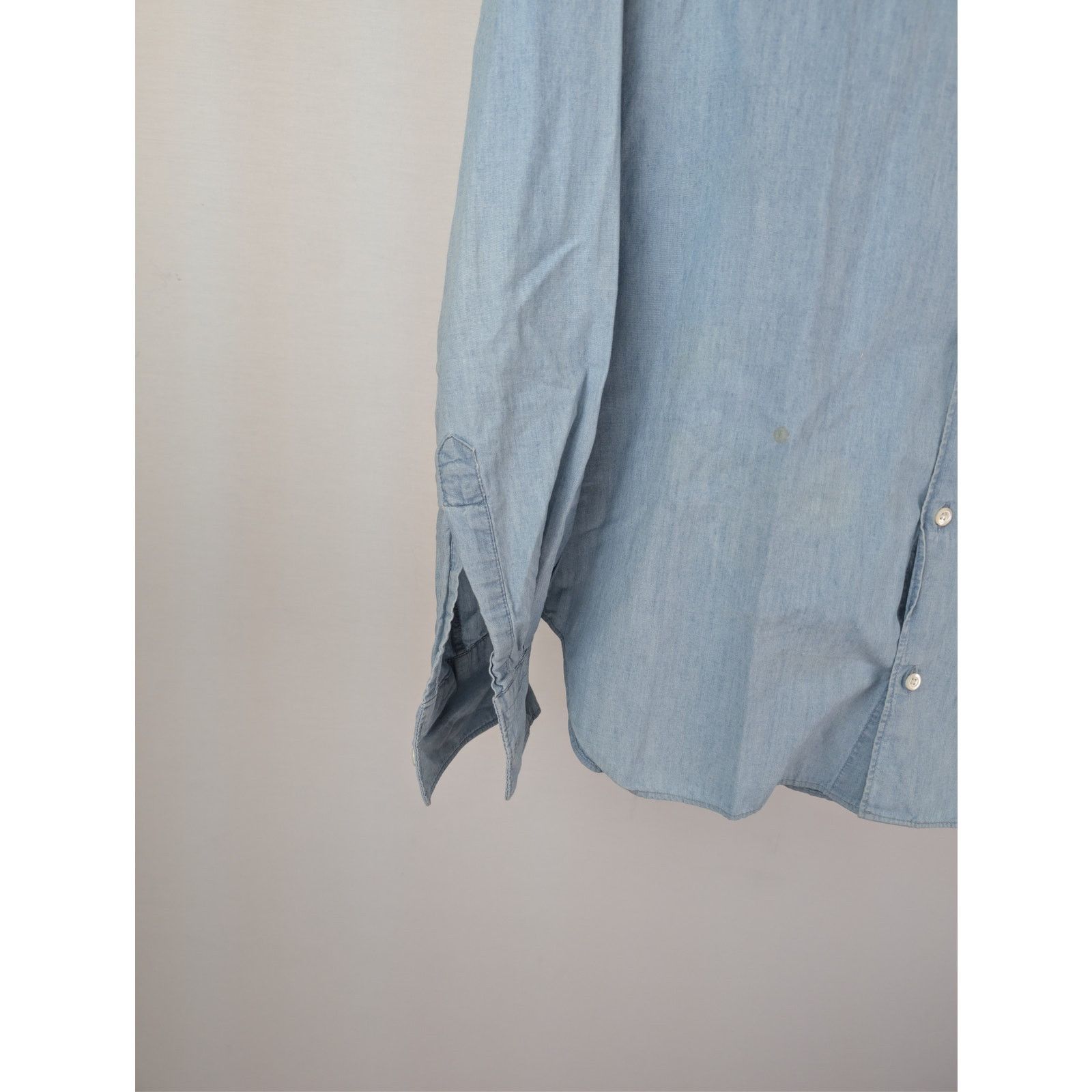 Aspesi o1rshd1 CC20 Casual shirt Sedici Shirt in Light Denim Blue Size US M / EU 48-50 / 2 - 6 Thumbnail
