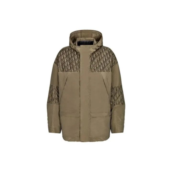 Dior Dior Oversized Hooded Parka in Olive Green 0079 Size US XXL / EU 58 / 5 - 1 Thumbnail