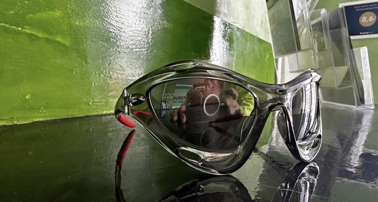Jewelry Clear Dystopian Sunglasses Retro Cyber Punk Archive Cosplay Size ONE SIZE - 5 Thumbnail