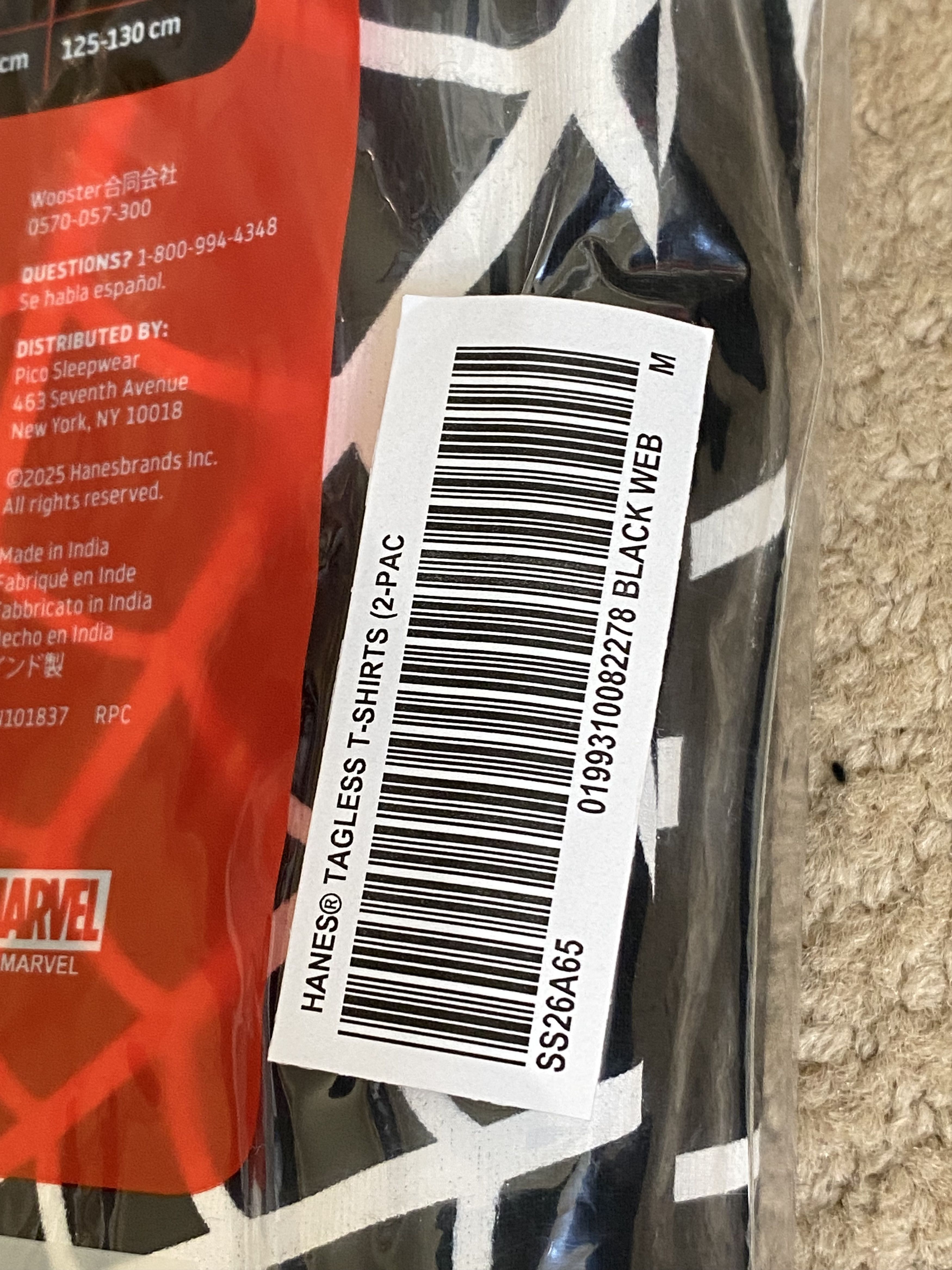 Supreme Supreme Hanes Spider-Man Tagless Tees (2 Pack) Size US M / EU 48-50 / 2 - 3 Thumbnail