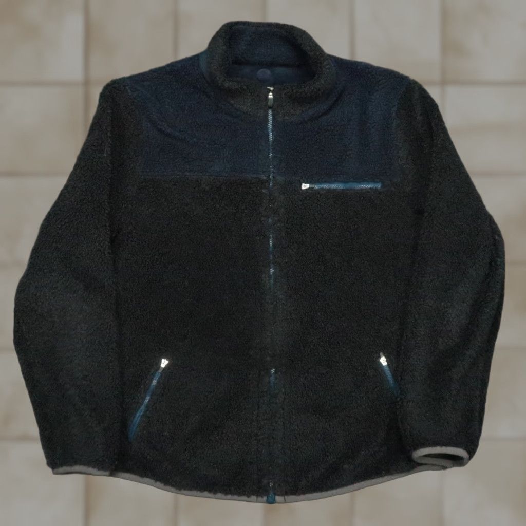 Carbon2Cobalt Carbon 2 Cobalt Jacket Mens Large Gray Full Zip Pockets Fleece Deep Pile Size US L / EU 52-54 / 3 - 1 Thumbnail