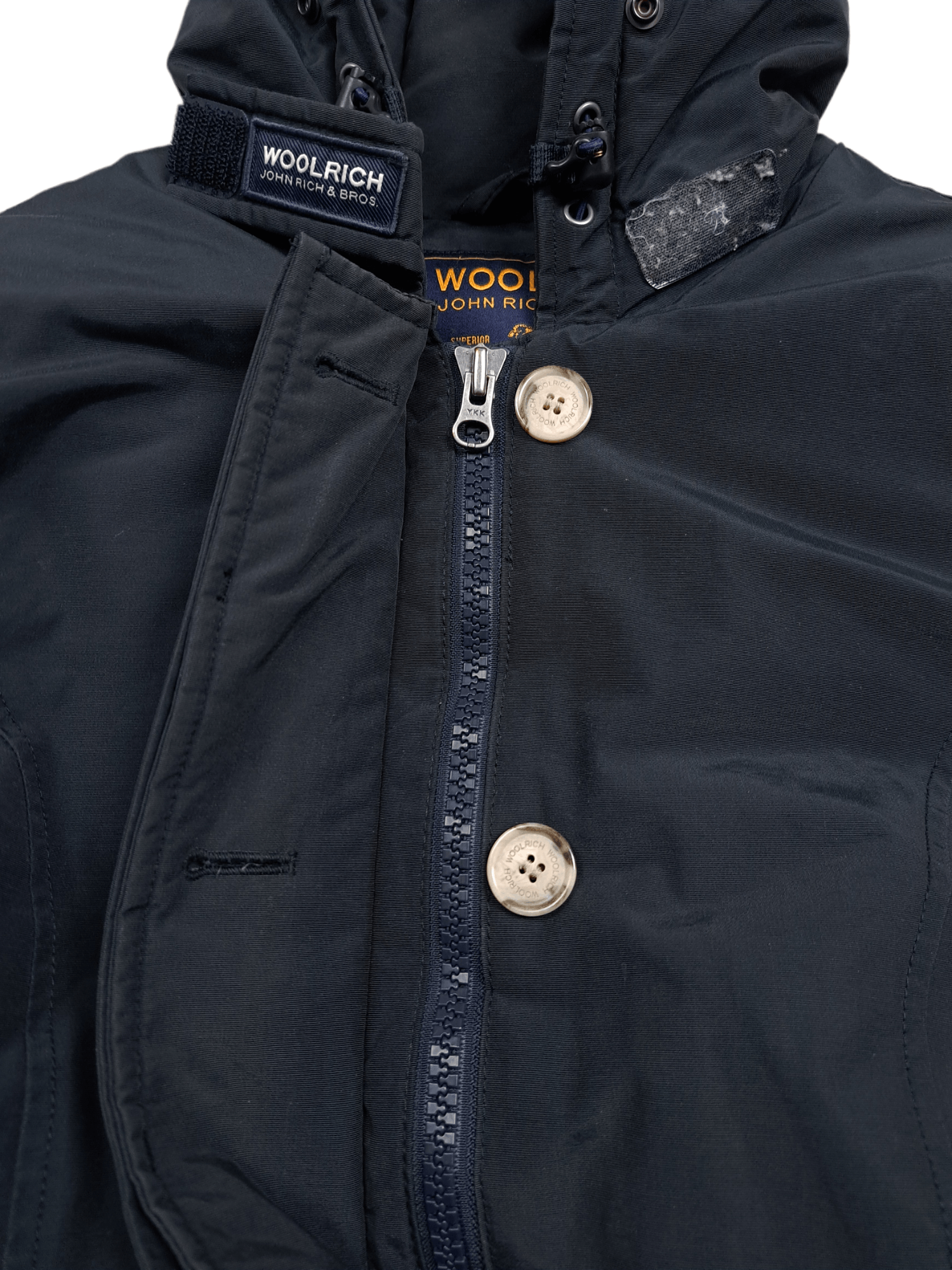 Woolrich Woolen Mills 💎 Duck Down Black Winter Parka Jacket Coat Womens M Size M / US 6-8 / IT 42-44 - 9 Thumbnail