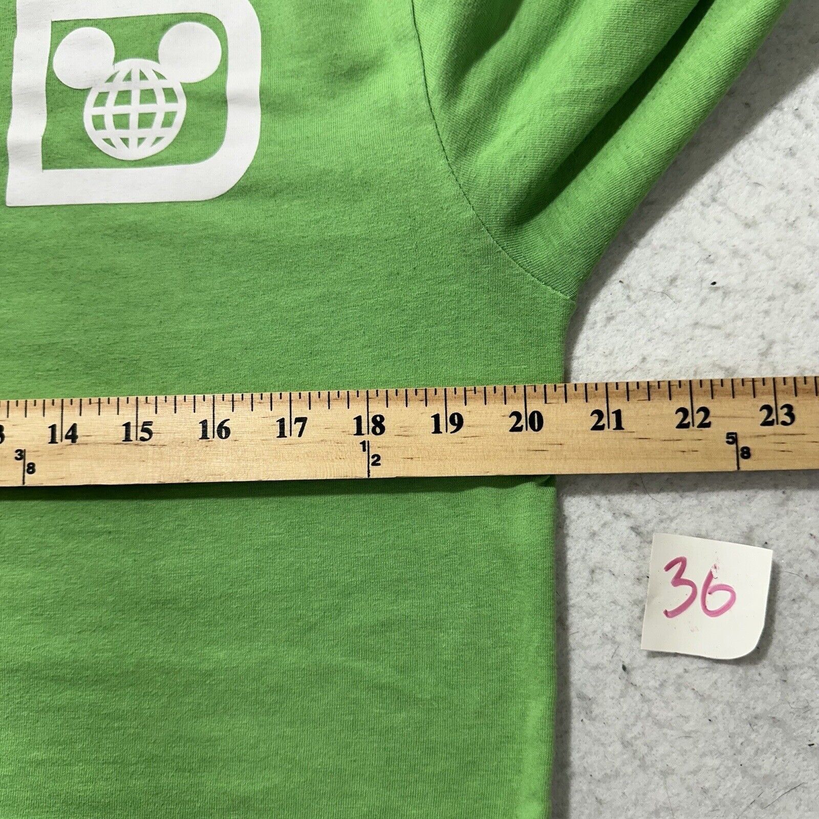 Disney Disney Medium Walt Disney World Long Sleeve Logo Tee Green Size US M / EU 48-50 / 2 - 8 Thumbnail