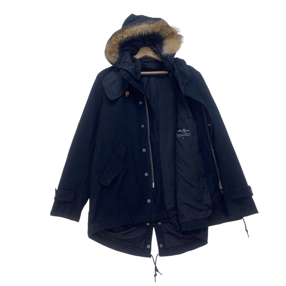 Beams Plus The Beams Vietnam Raccoon Fur Wool Jacket Parka Size US S / EU 44-46 / 1 - 1 Thumbnail