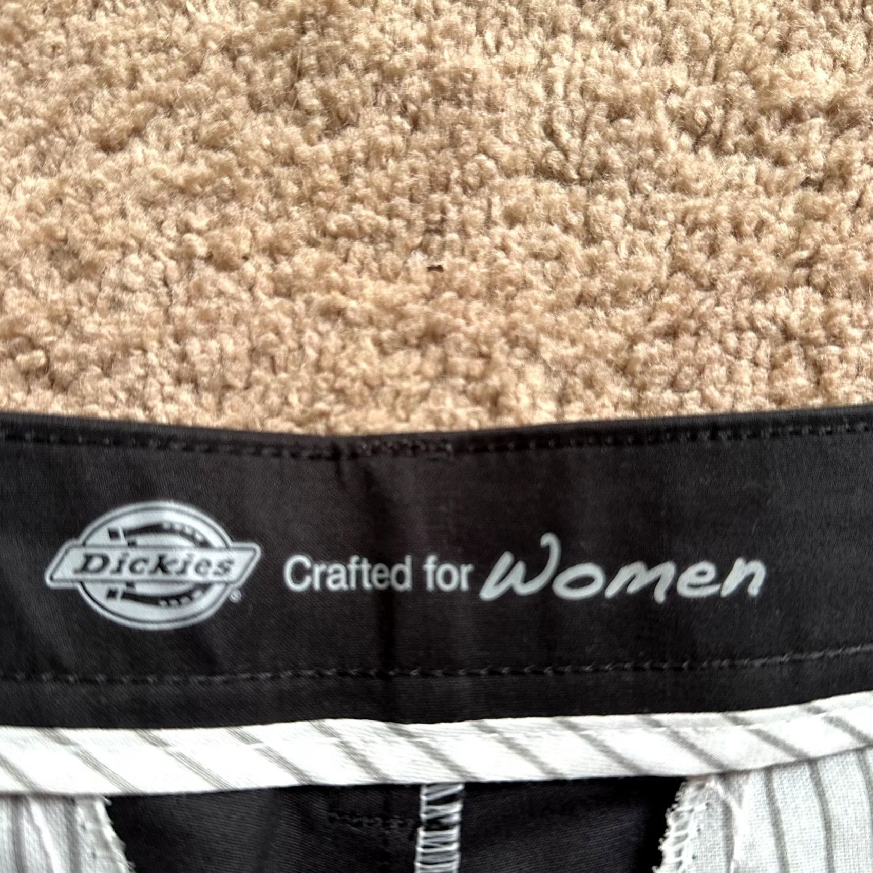 Dickies Dickies Pants Womens 18 (38x28) Slim Fit Bootcut Black Twill Work High Rise Size 26" / US 2 / IT 38 - 5 Thumbnail