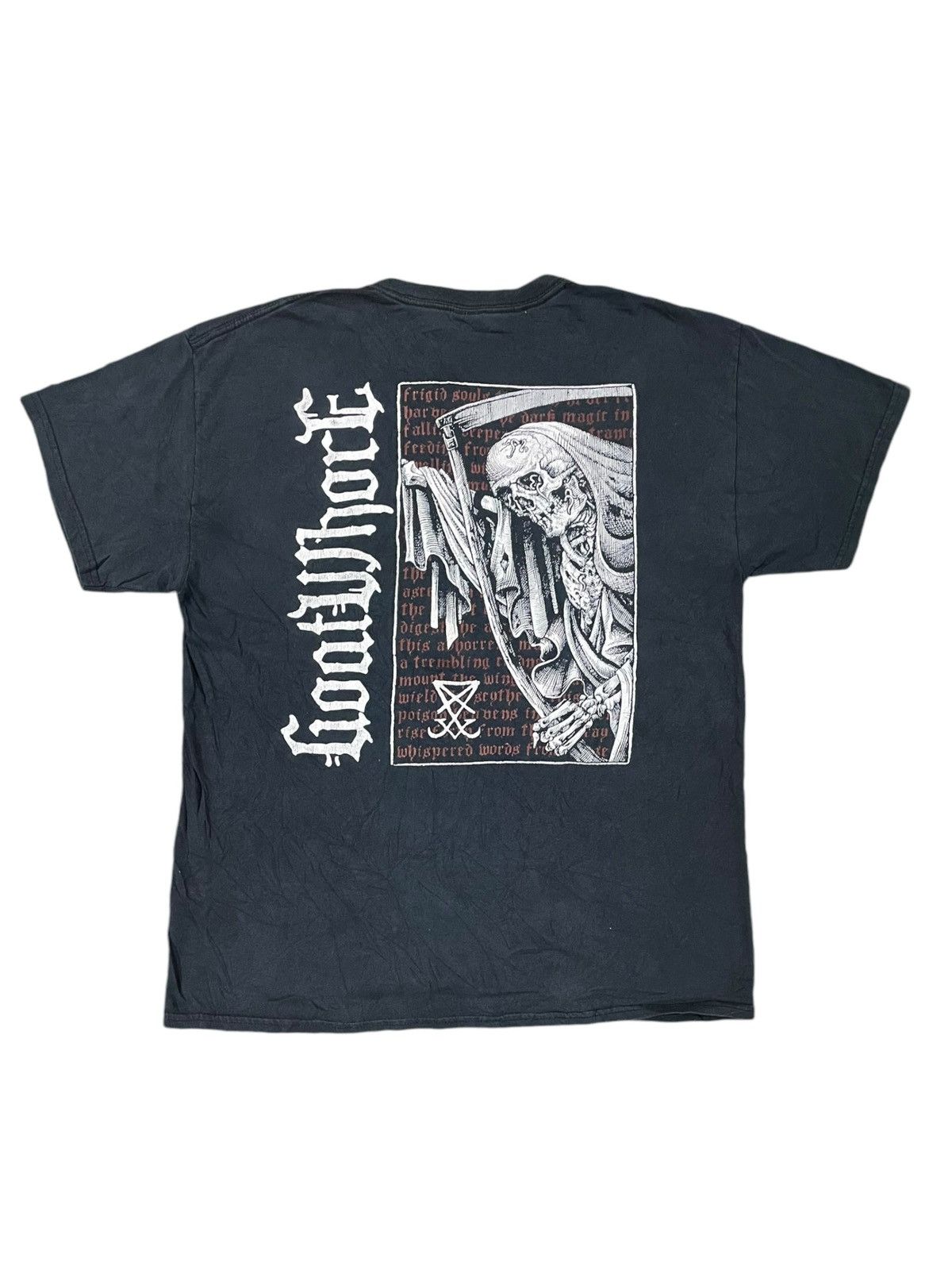 Band Tees VTG GoatWhore Distressed Tee Size US L / EU 52-54 / 3 - 3 Thumbnail