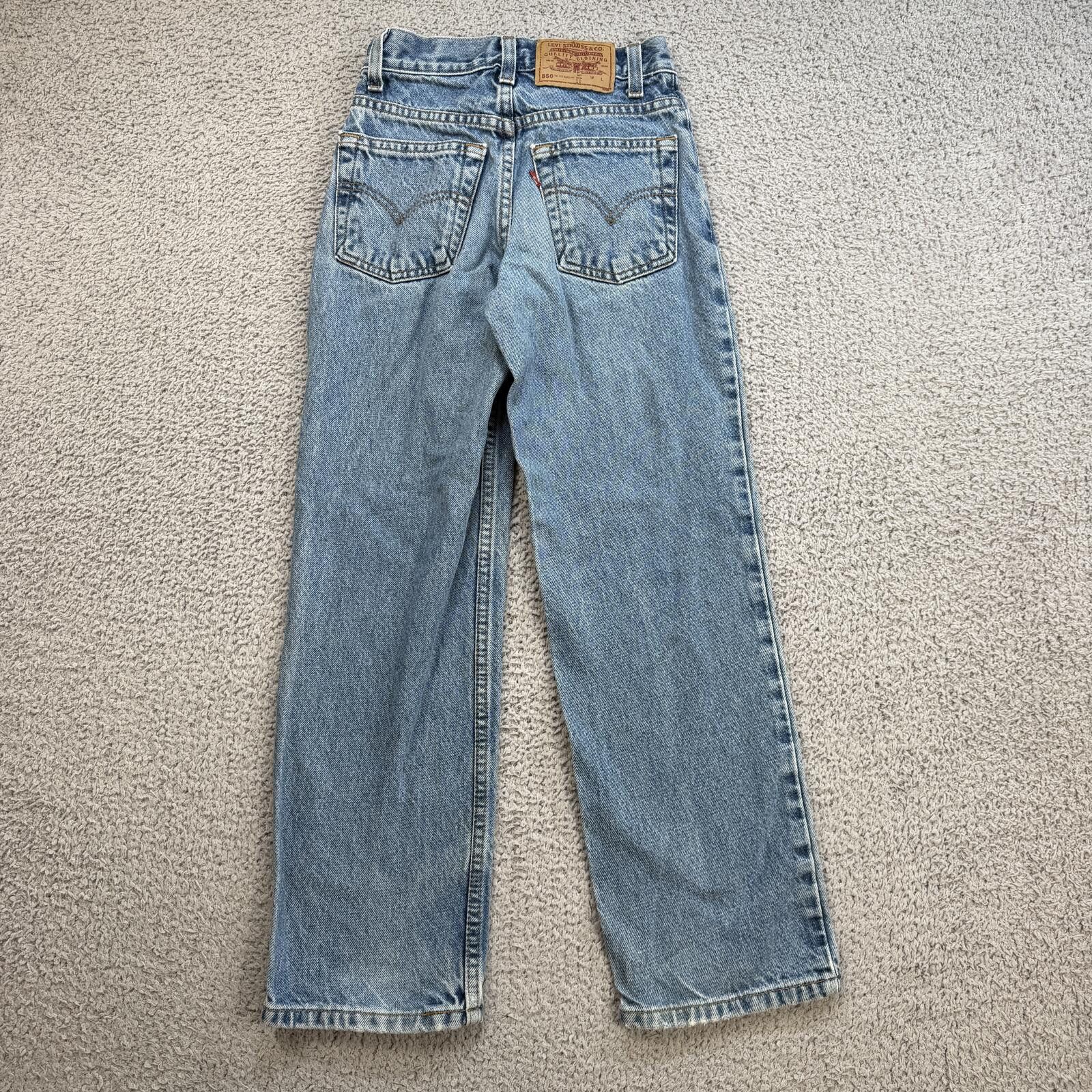 Levi's Levis 550 Relaxed Fit Slim Light Wash Jeans Youth 10 Y2K Size US 26 / EU 42 - 2 Thumbnail