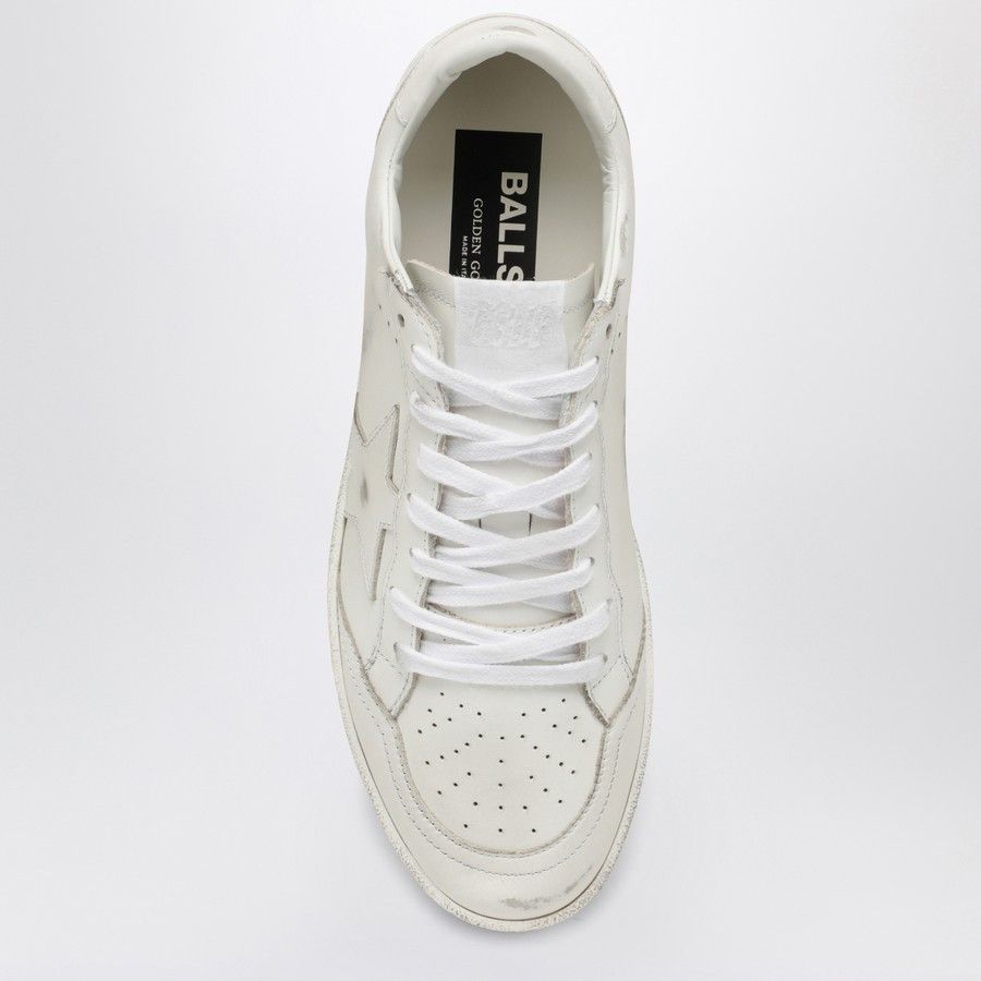 Golden Goose o1d2blof0824 Low Ballstar Sneaker in White Size US 8 / IT 38 - 3 Thumbnail