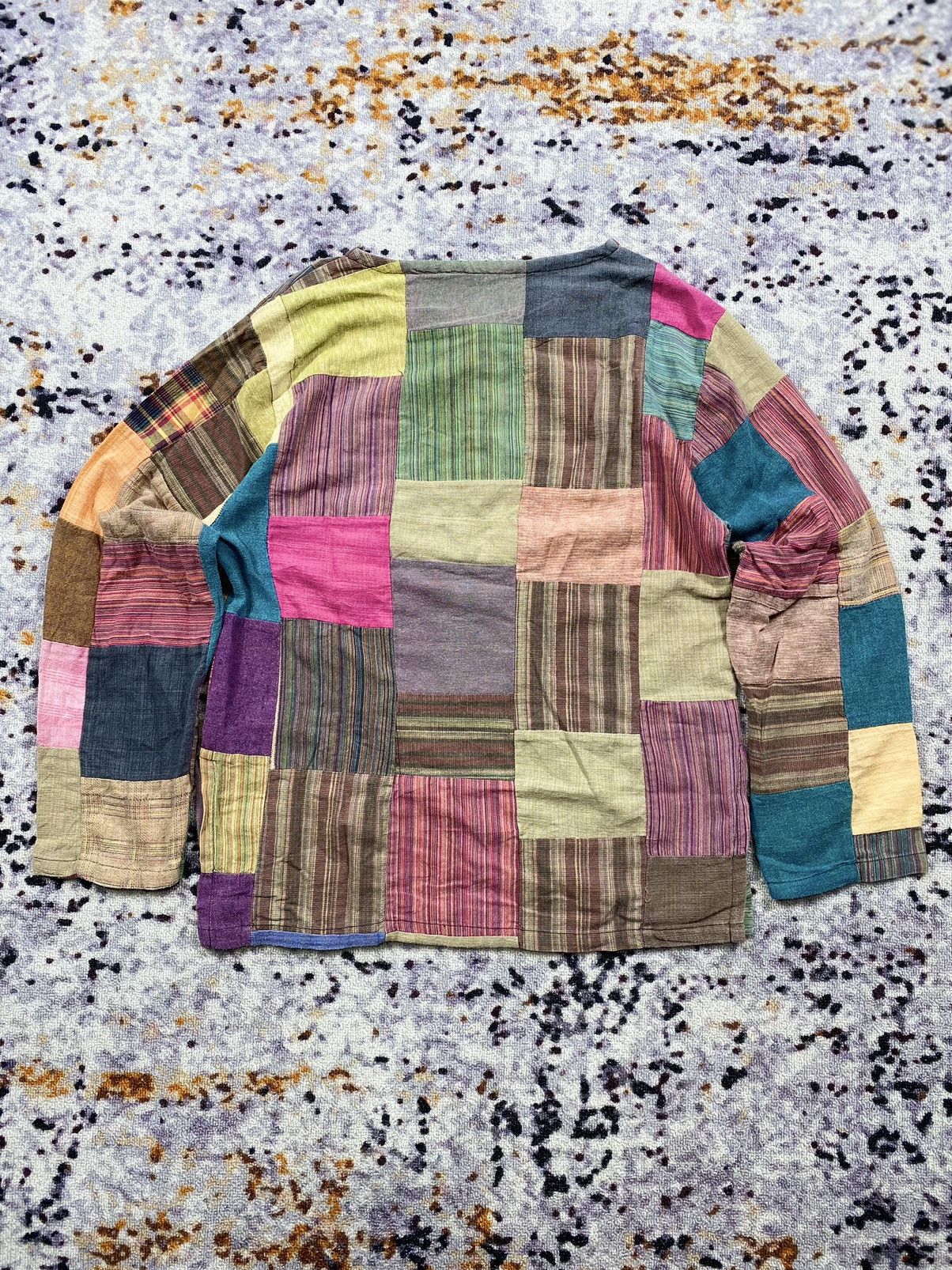 Japanese Brand “RARE” Ganesha Patchwork kapital style Size US L / EU 52-54 / 3 - 5 Thumbnail