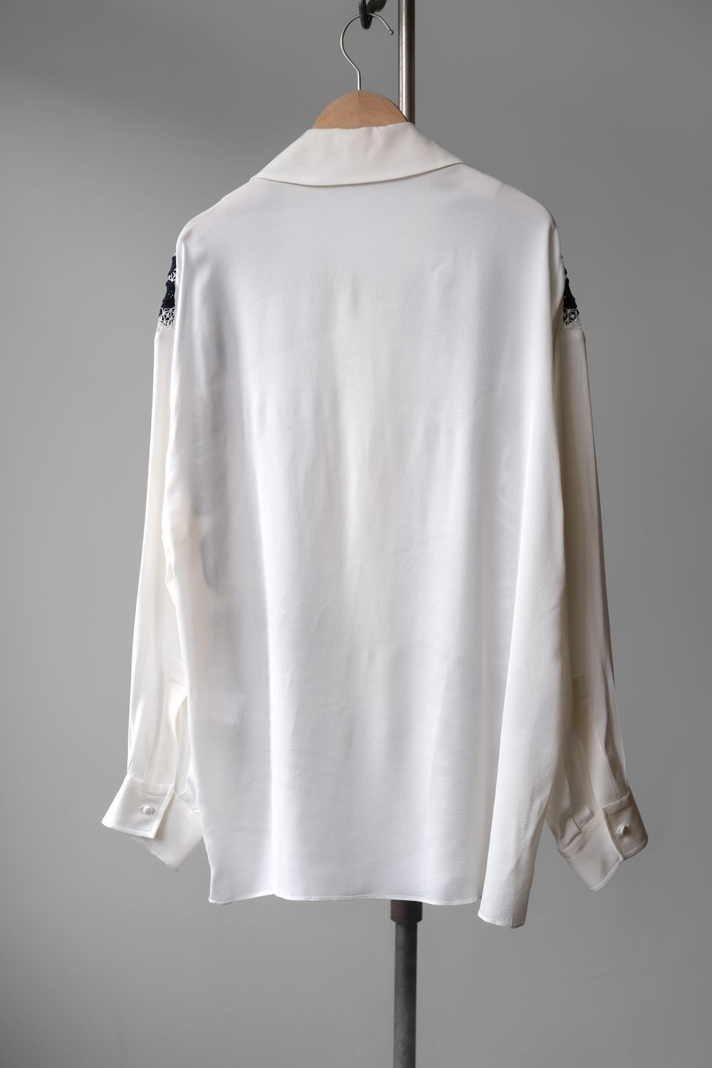 Chloe Chloe Embroidered Lace Open Collar Polo Shirt Size M / US 6-8 / IT 42-44 - 6 Thumbnail