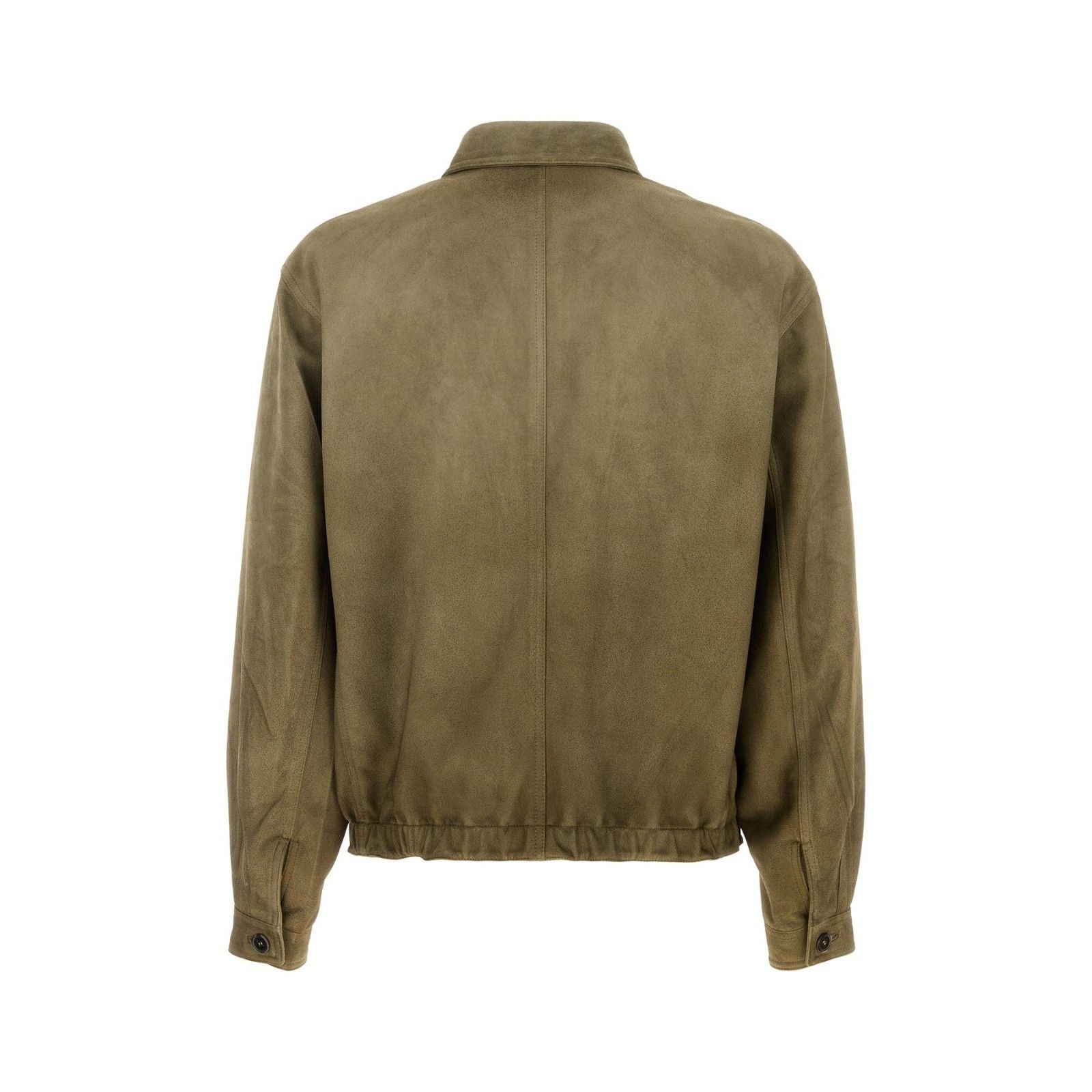 Prada PRADA Army Green Suede Jacket New & Authentic (Men's size:L; Size US L / EU 52-54 / 3 - 2 Thumbnail