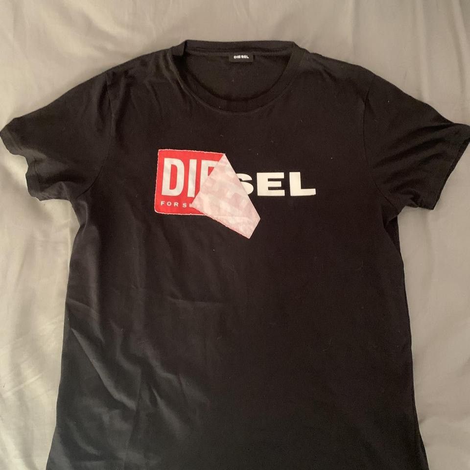 Diesel DIESEL Men's Round Neck Tee Diego with Revolution Logo Grailed