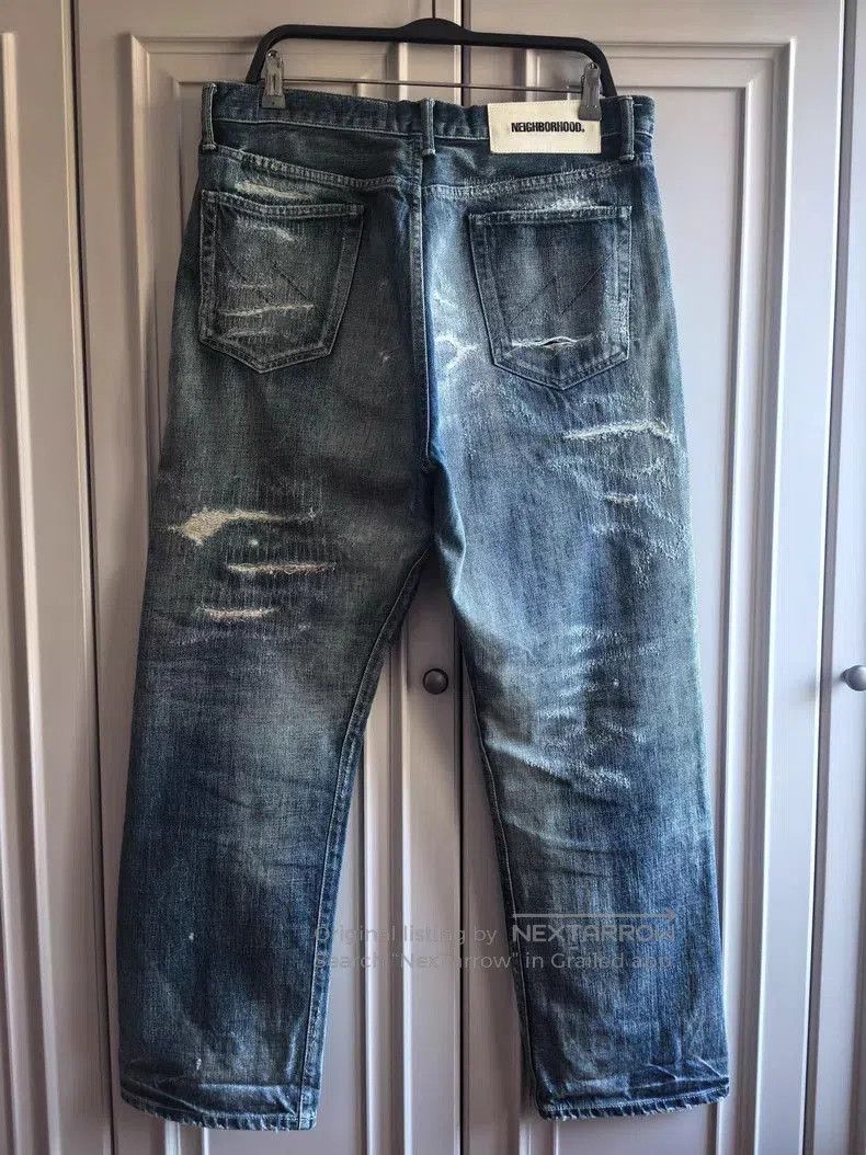 Neighborhood NEIGHBORHOOD 21ss DPB Distressed Jeans. Size US 44 / EU 60 - 2 Thumbnail