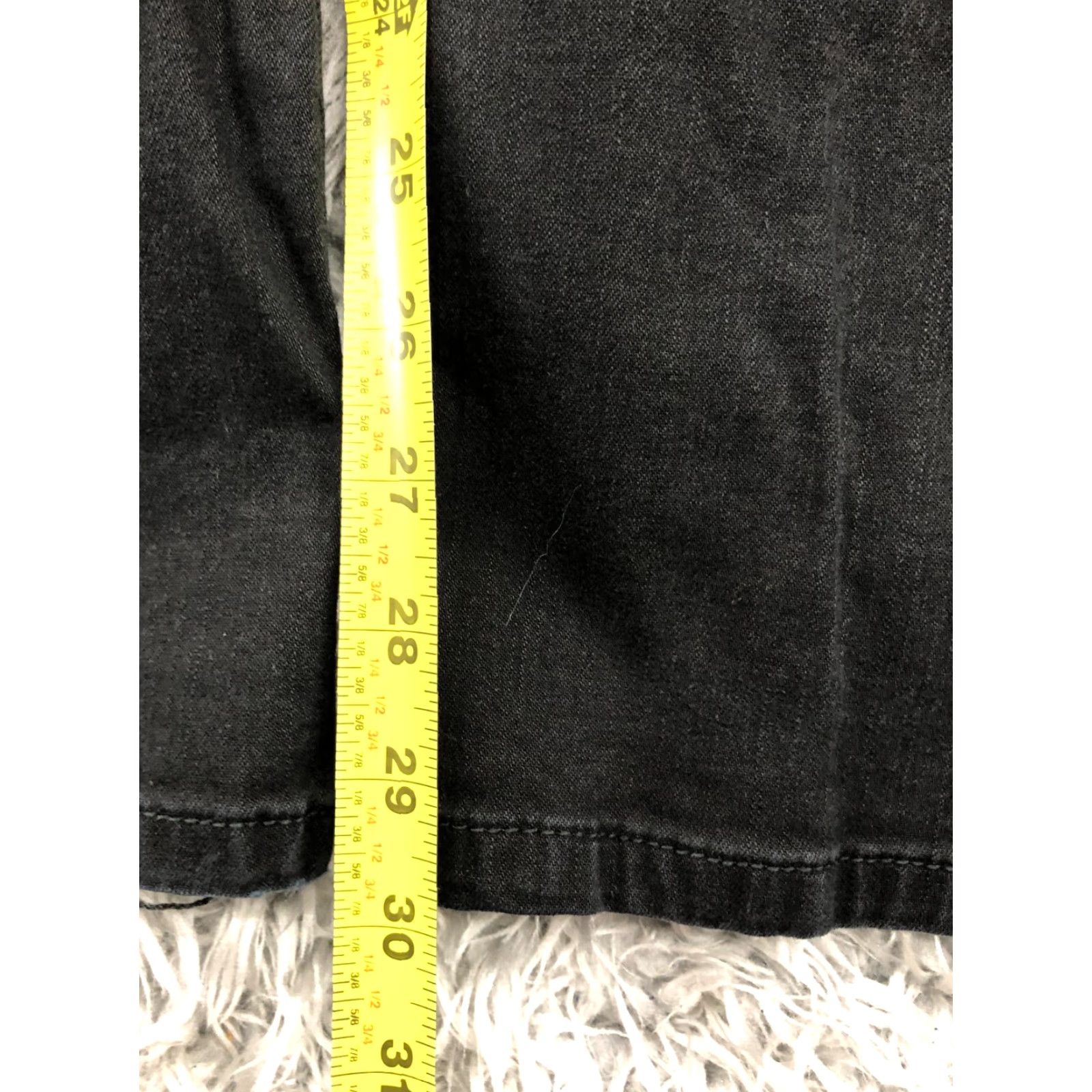 Lee Lee Jeans Straight Womens Size 4 Dark Wash Black Size 27" / US 4 / IT 40 - 3 Thumbnail