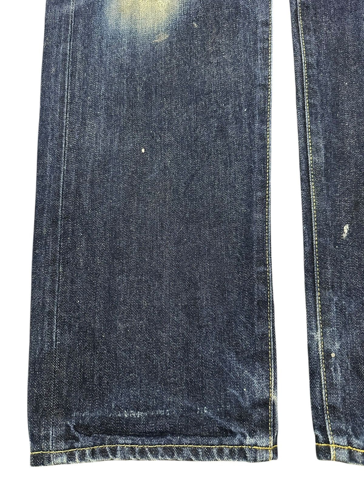 Japanese Brand Vintage Japanese Uniqlo Selvedge Faded Wash Distress Jeans Size US 34 / EU 50 - 8 Thumbnail