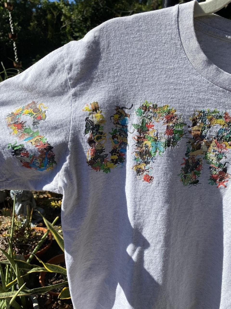 Supreme White Ash Supreme Animals Graphic Print Tee Shirt Medium Size US M / EU 48-50 / 2 - 3 Thumbnail