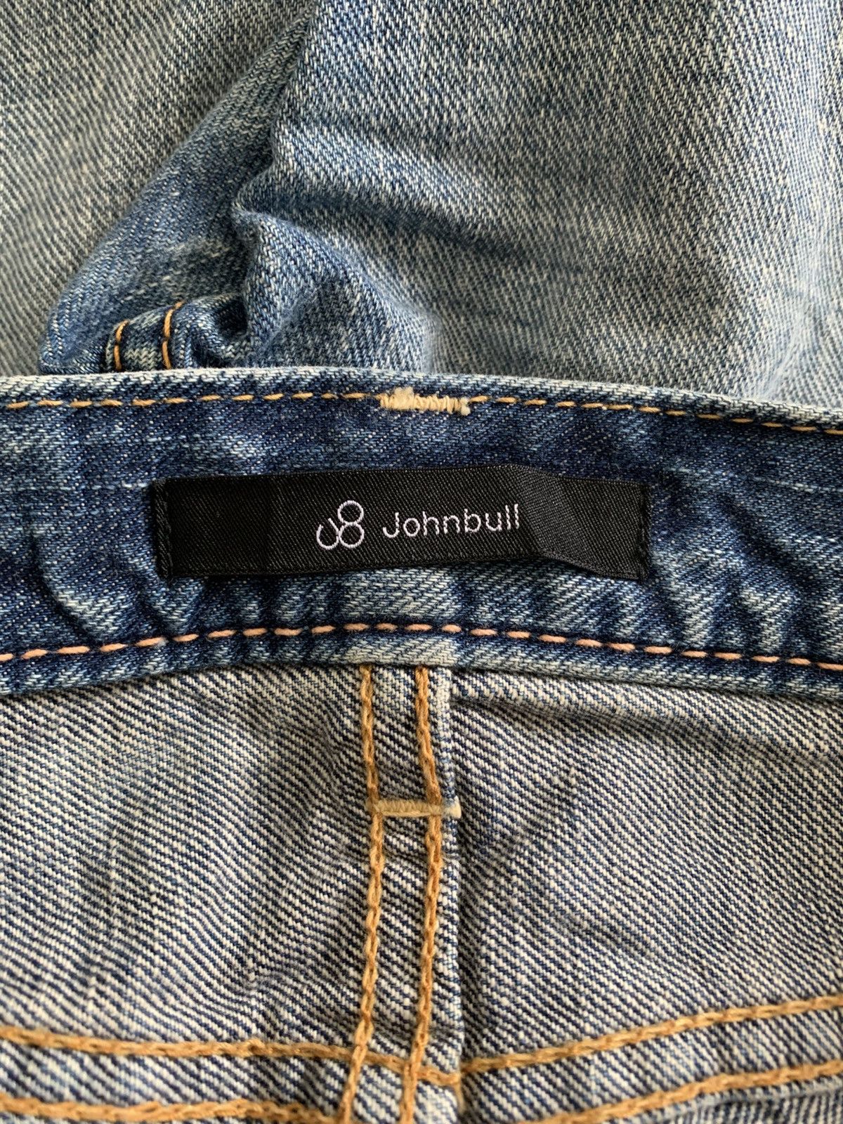 Japanese Brand Jonhbull Japan Reguler Redline Selvedge Faded Jeans Size US 30 / EU 46 - 3 Thumbnail