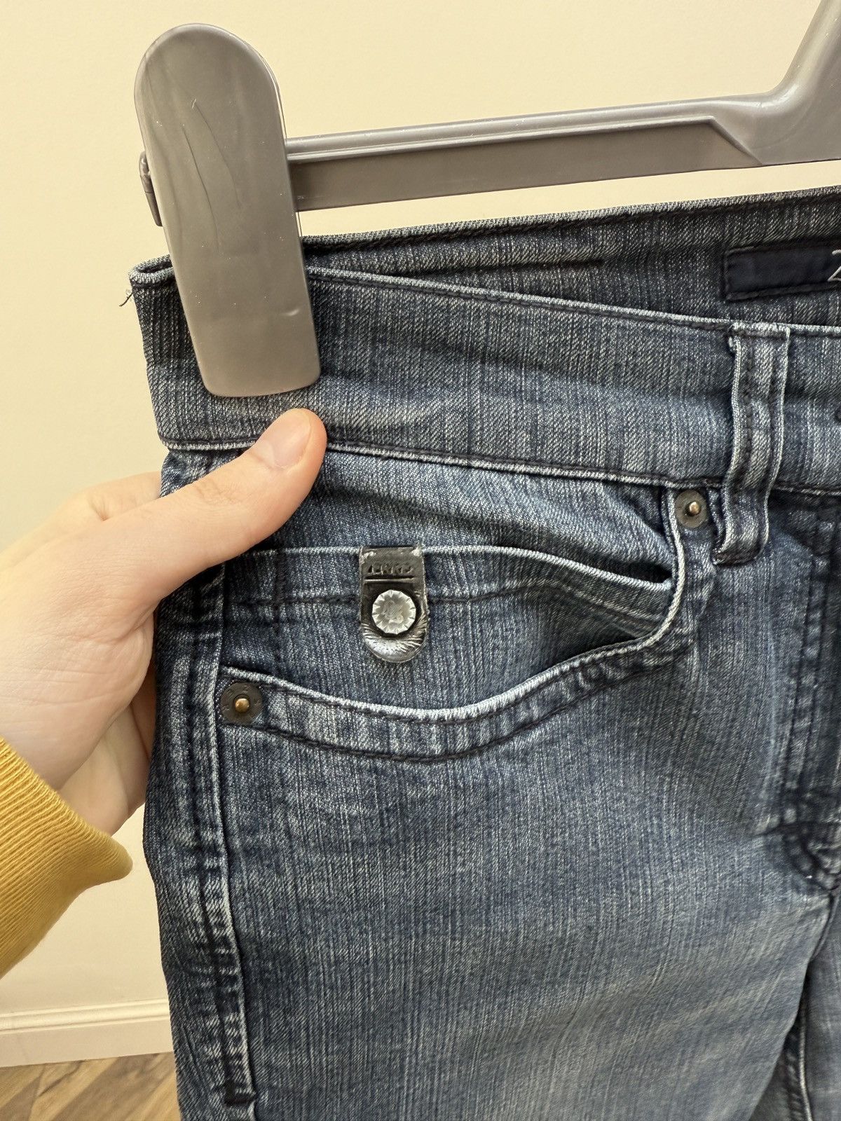 Other Vintage Zerres Women’s Stretch Jeans Straight Leg Size 27" / US 4 / IT 40 - 5 Thumbnail