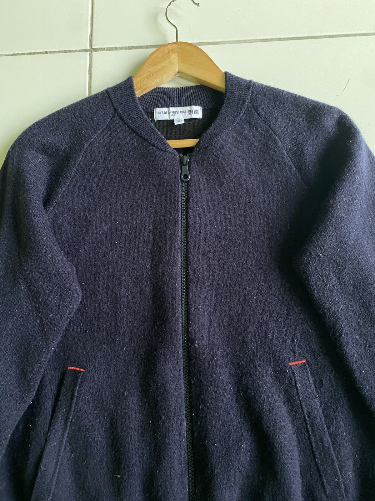Uniqlo Ines La Fressange x Uniqlo Fleece Zip Up blue Jack Size L / US 10 / IT 46 - 3 Thumbnail