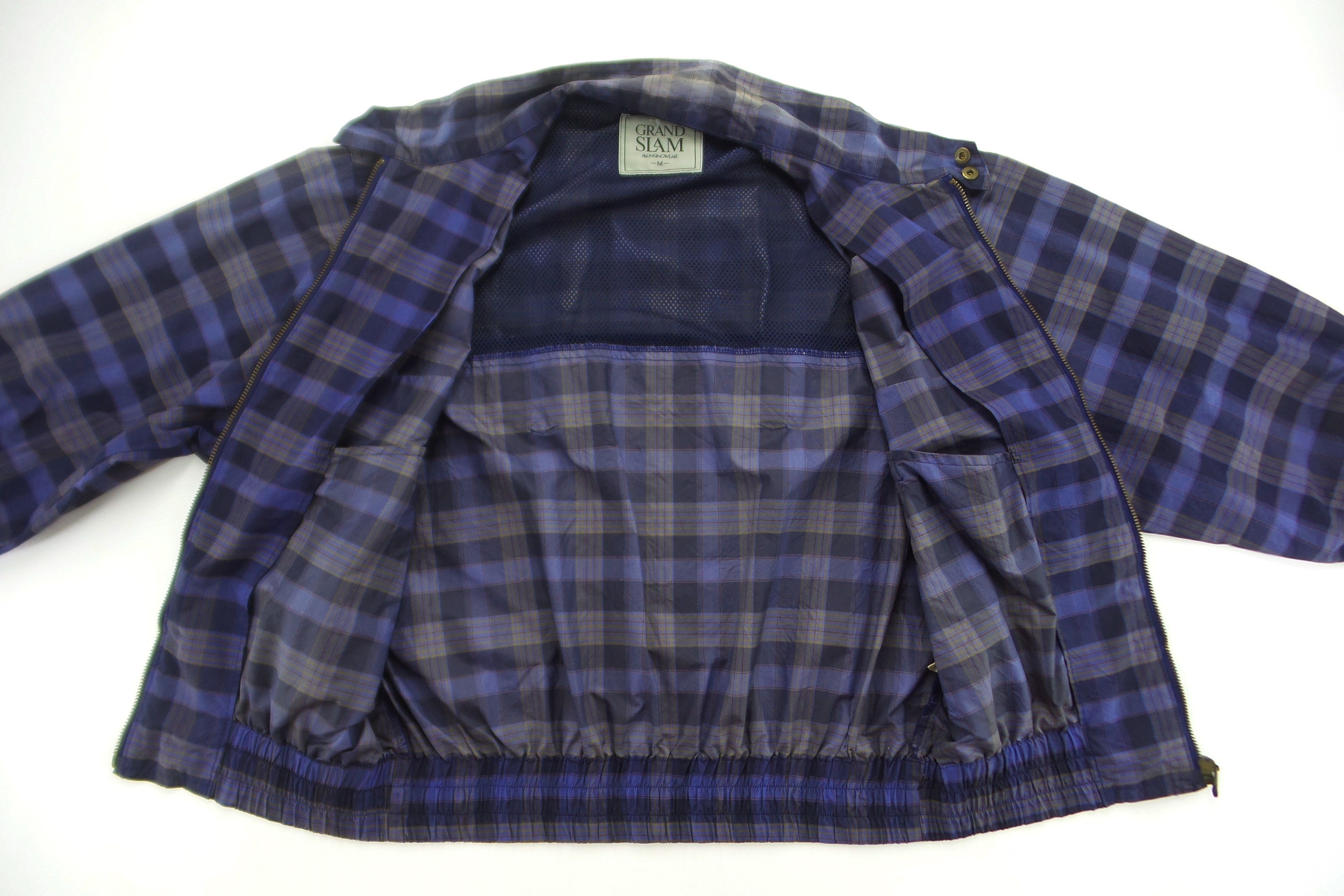 Grand Slam Grand Slam Munsingwear Checkered Design Bomber Jackets Size US M / EU 48-50 / 2 - 4 Thumbnail