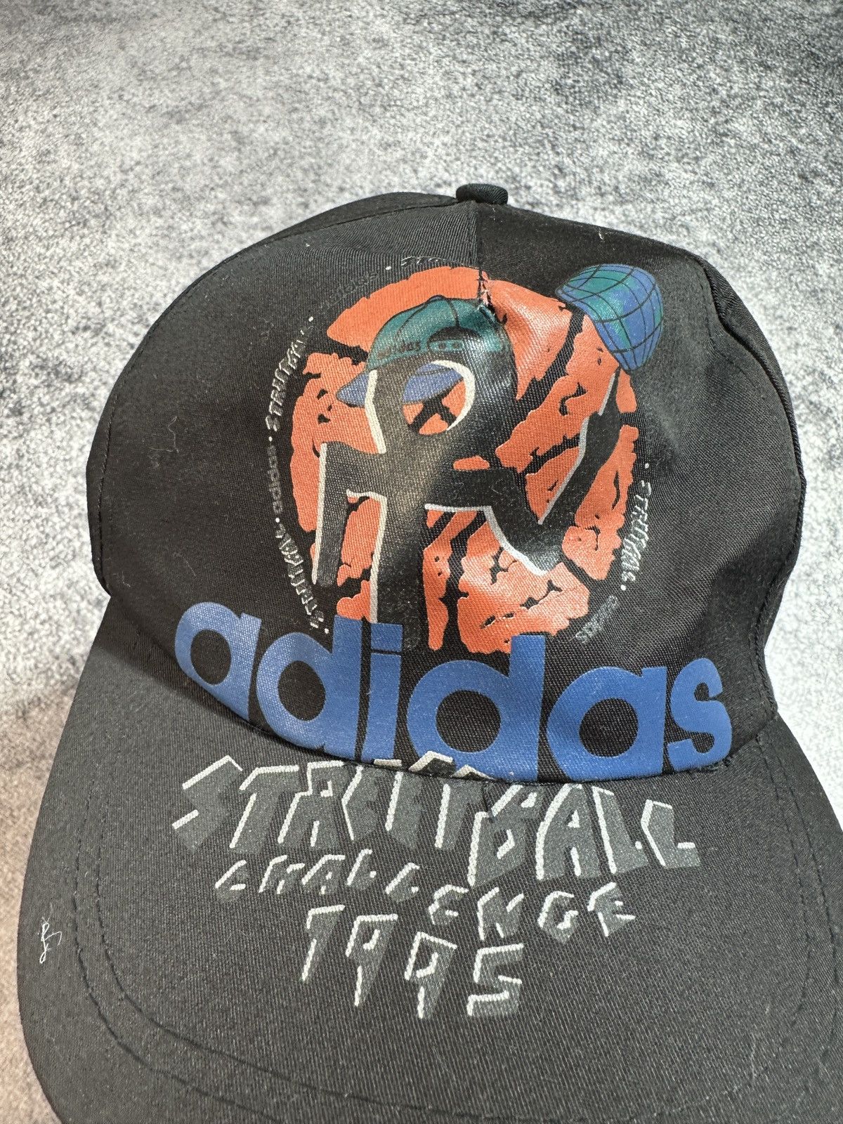 Adidas × Vintage Vintage Adidas 1995 Basketball Cap Streetwear Rare USA Hat Size ONE SIZE - 2 Thumbnail
