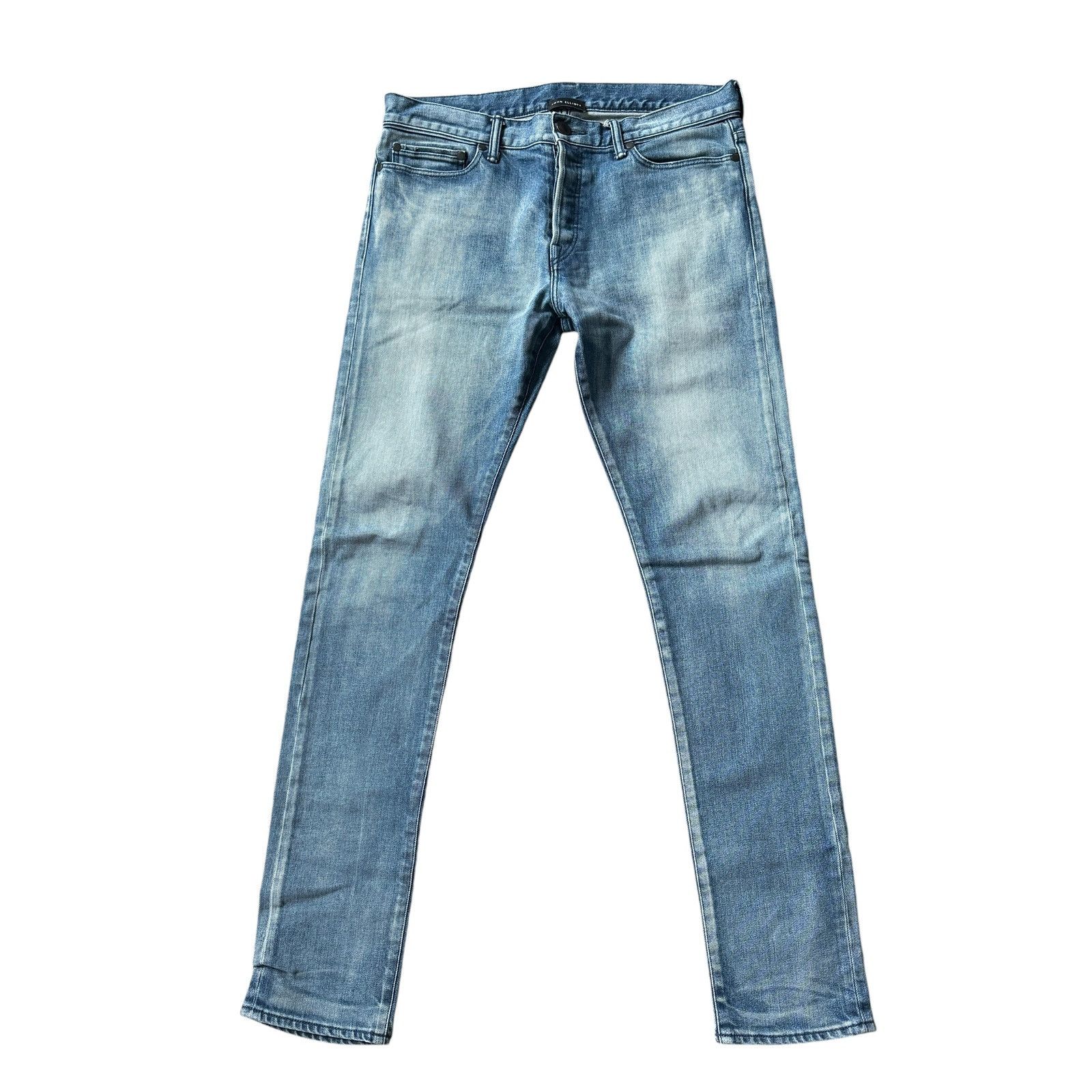 John Elliott John Elliot Skinny Jeans Medium Wash Size US 31 - 1 Thumbnail
