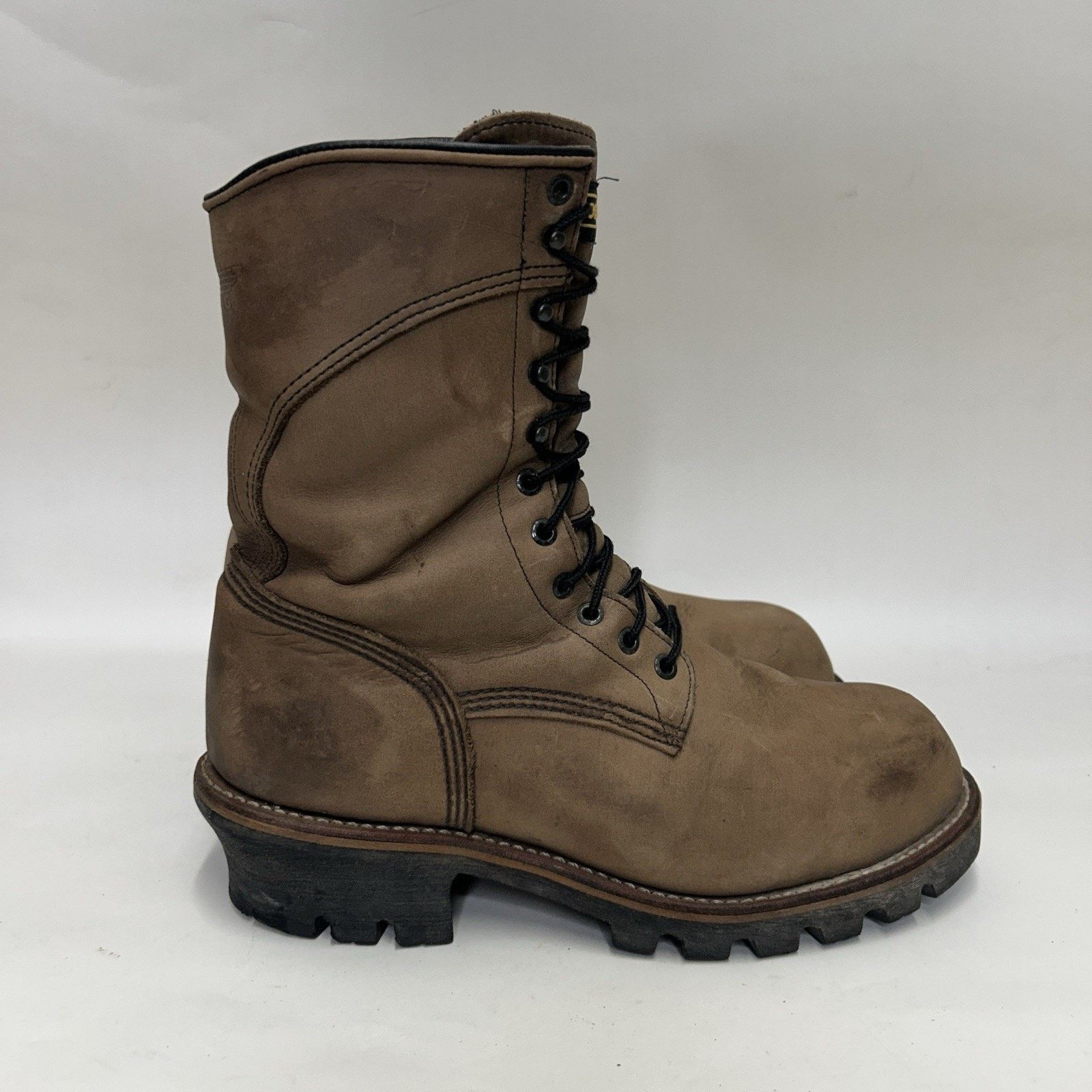 Red Wing Red Wing 2292 Steel Toe Gore-Tex Logger Boots “Grey Brown” Size US 11 / EU 44 - 4 Thumbnail